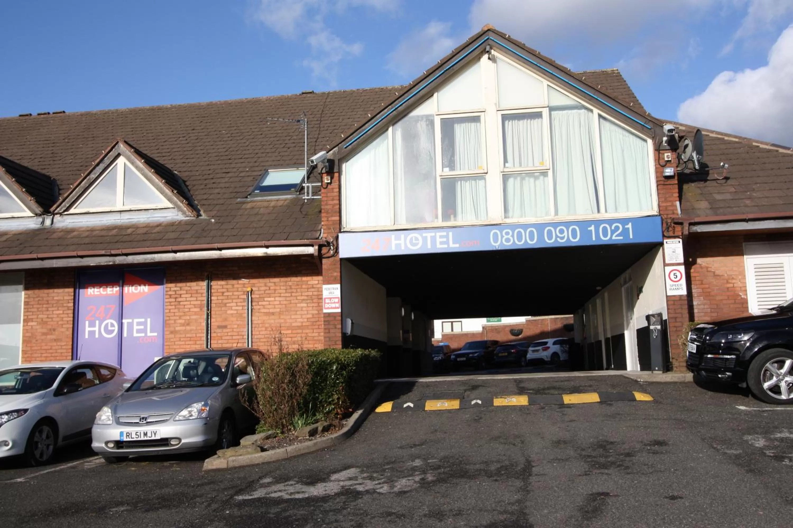 Facade/entrance in 247Hotel