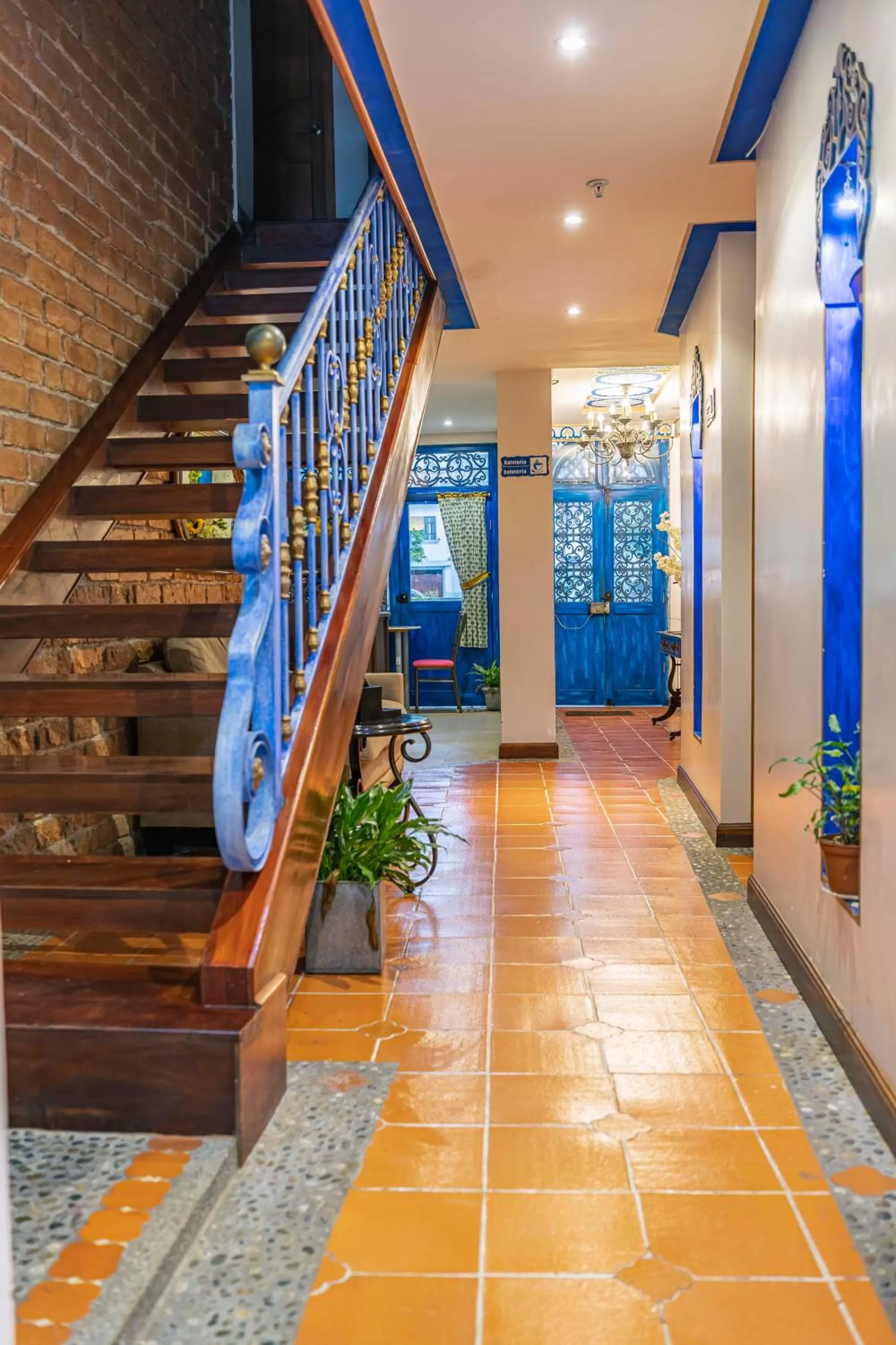 Facade/entrance in Hotel Azul de la Plaza by Chat Noir