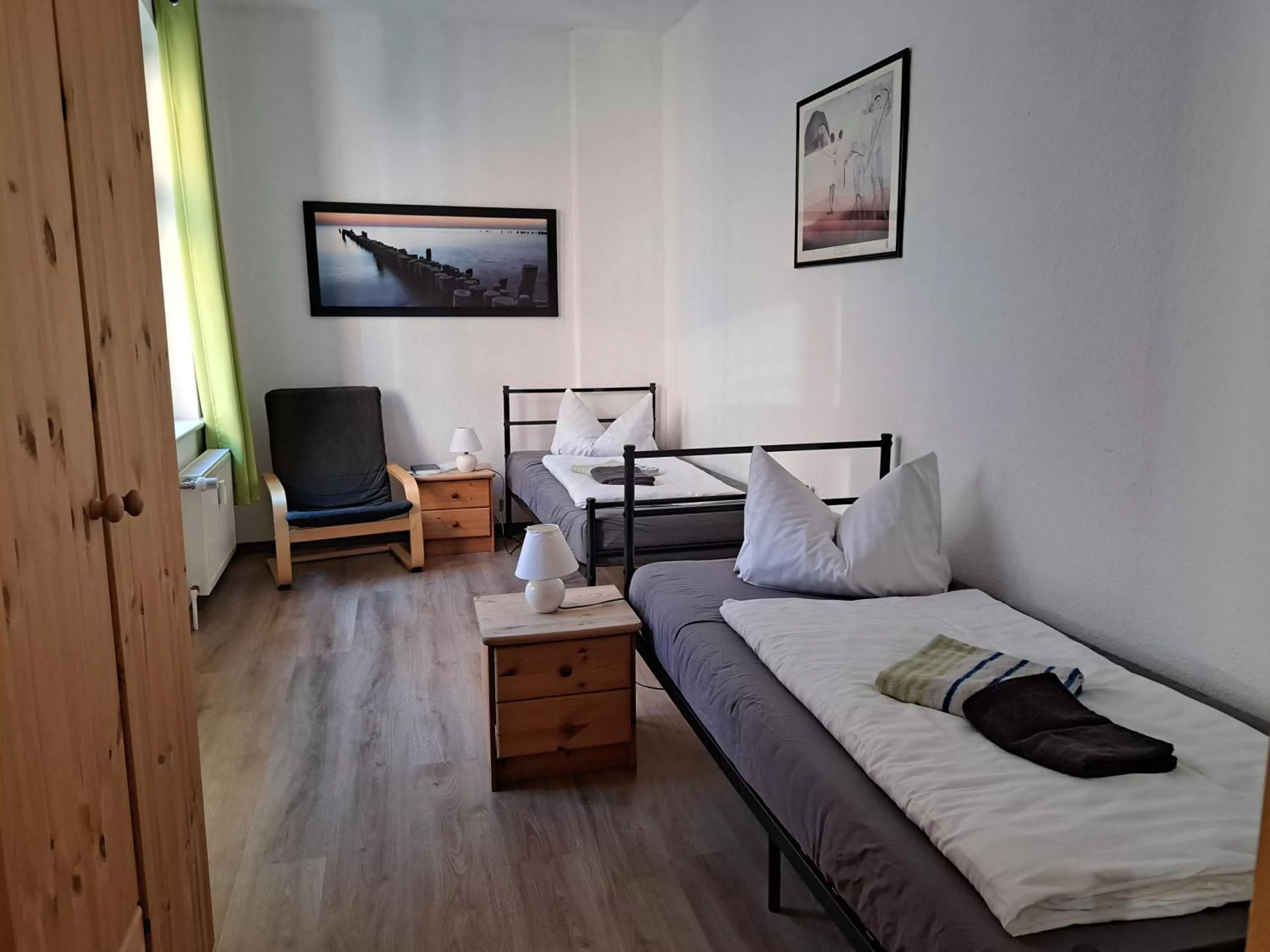 Bed in Apartment-Hotel Schillerplatz