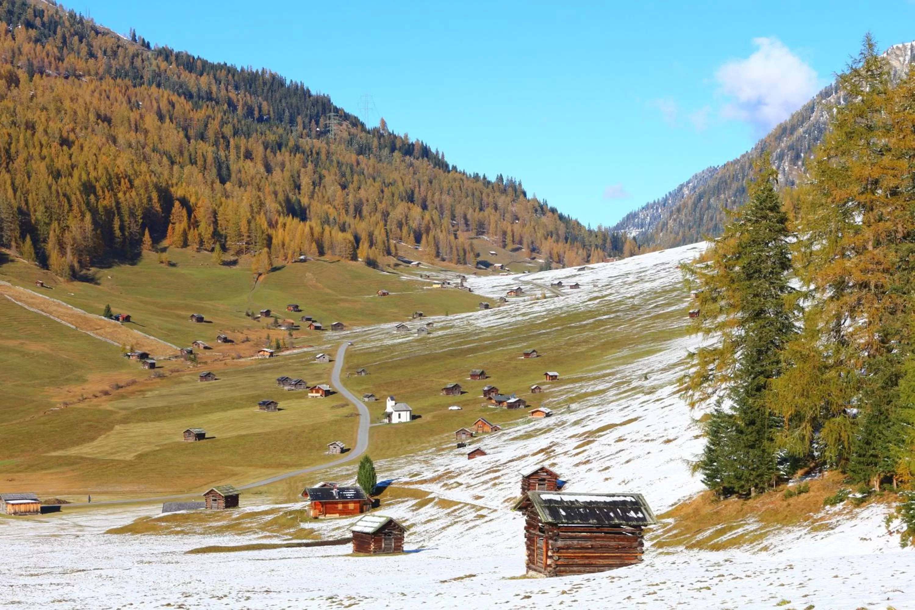Natural landscape, Winter in Pension Fuchs