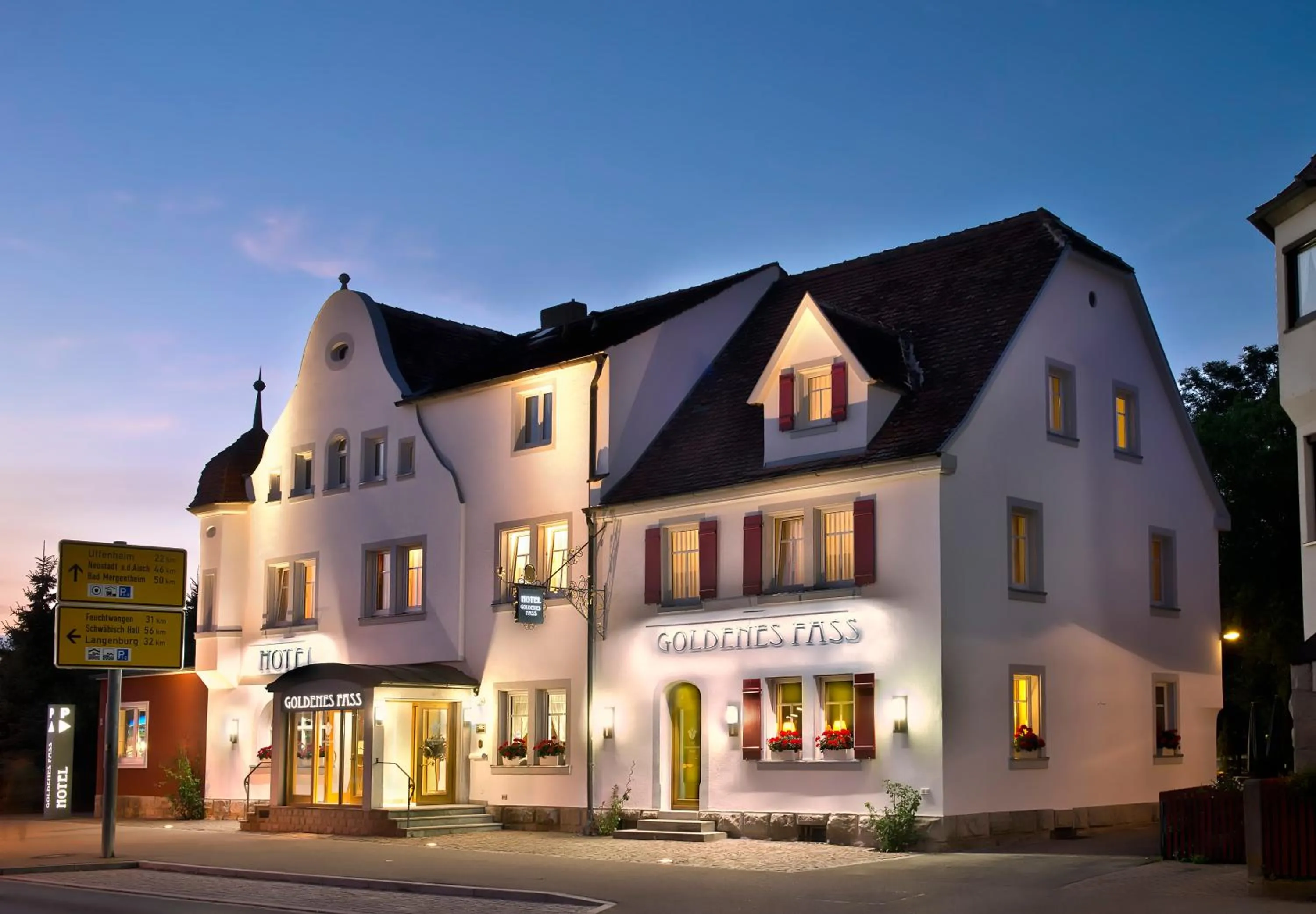 Property building in Hotel Goldenes Fass in Rothenburg ob der Tauber