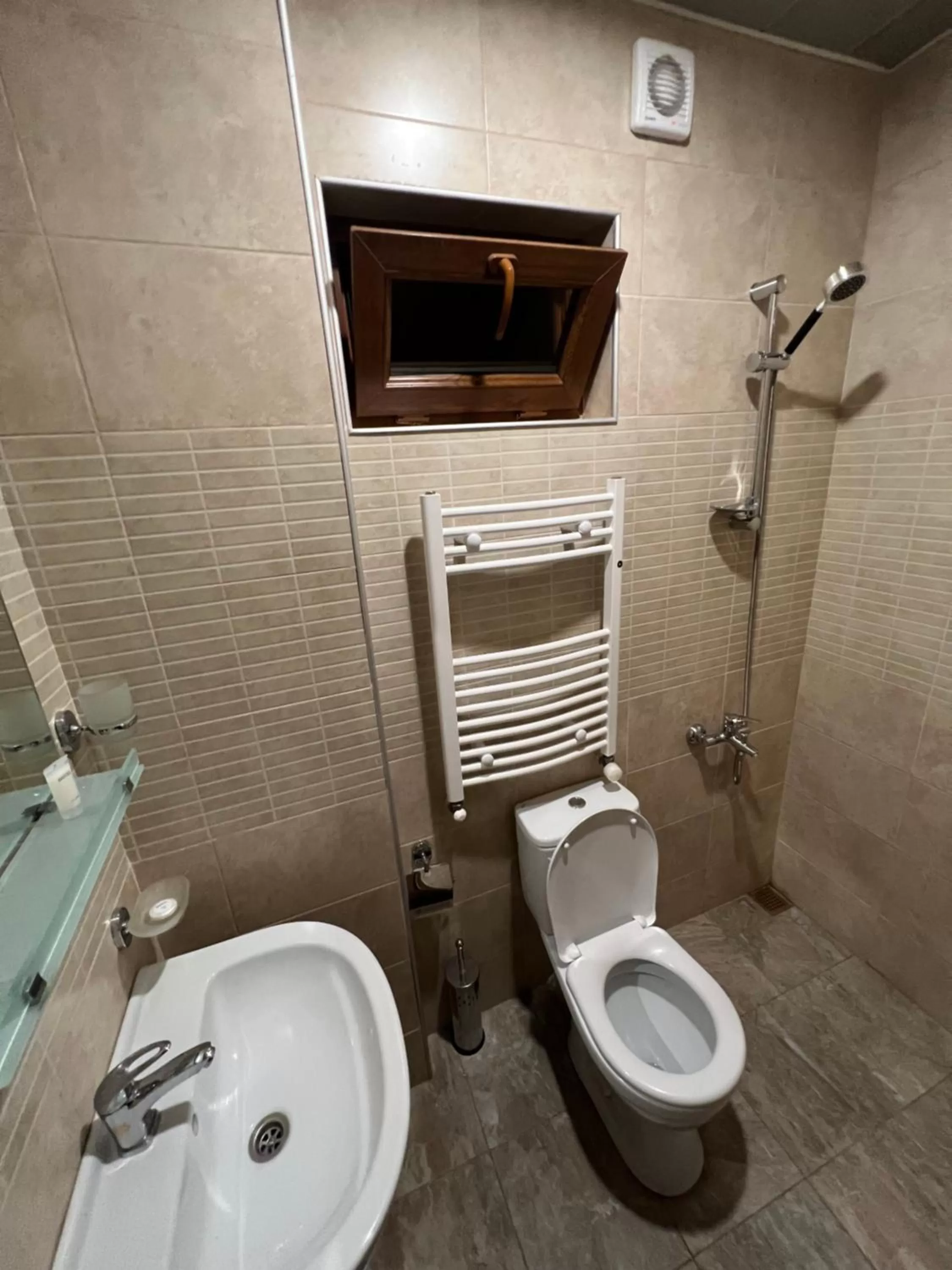 Bathroom in Borjomi Yellow Hotel