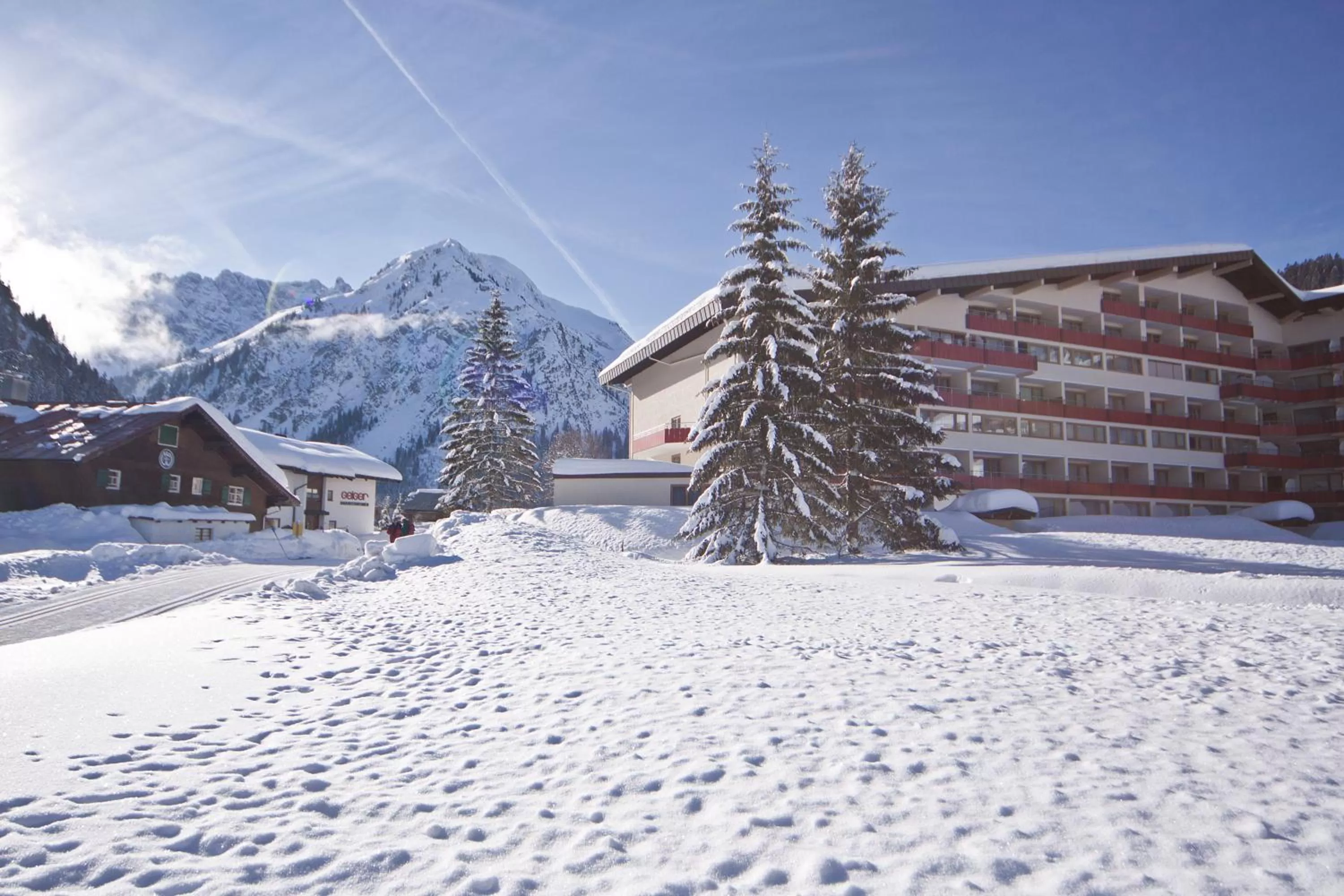 Area and facilities, Winter in Aparthotel Kleinwalsertal