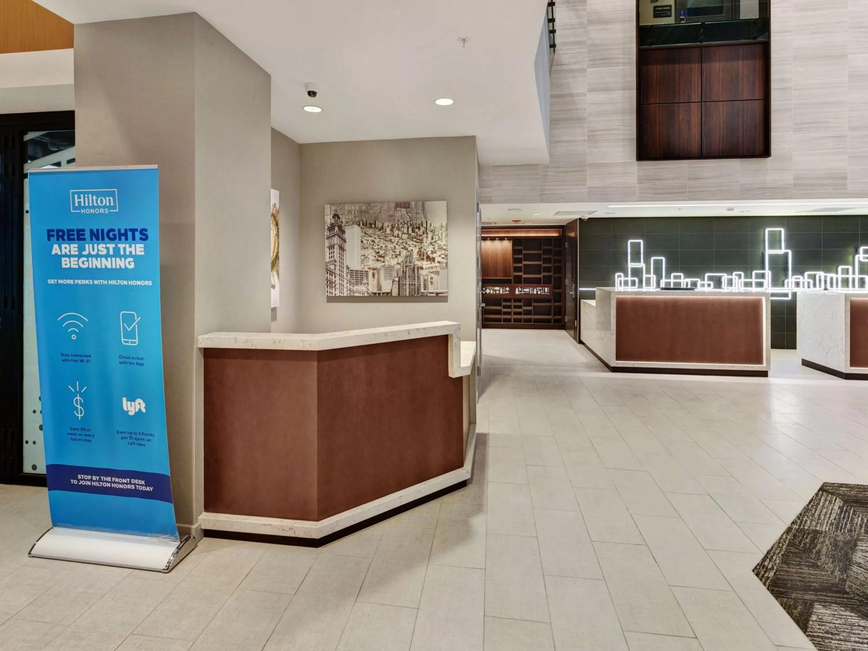 Lobby or reception in Hampton Inn & Suites Chicago-Downtown