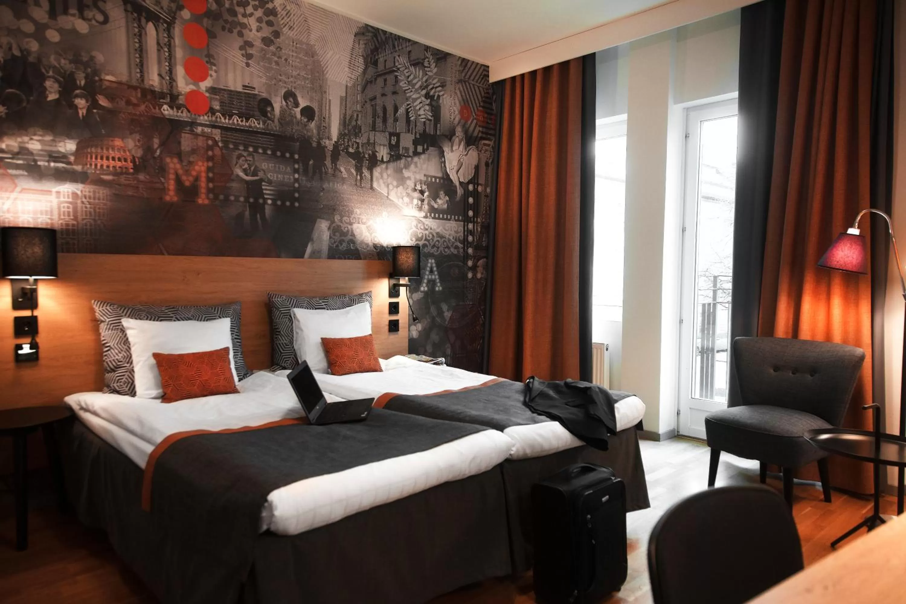 Bed in Scandic Karlstad City