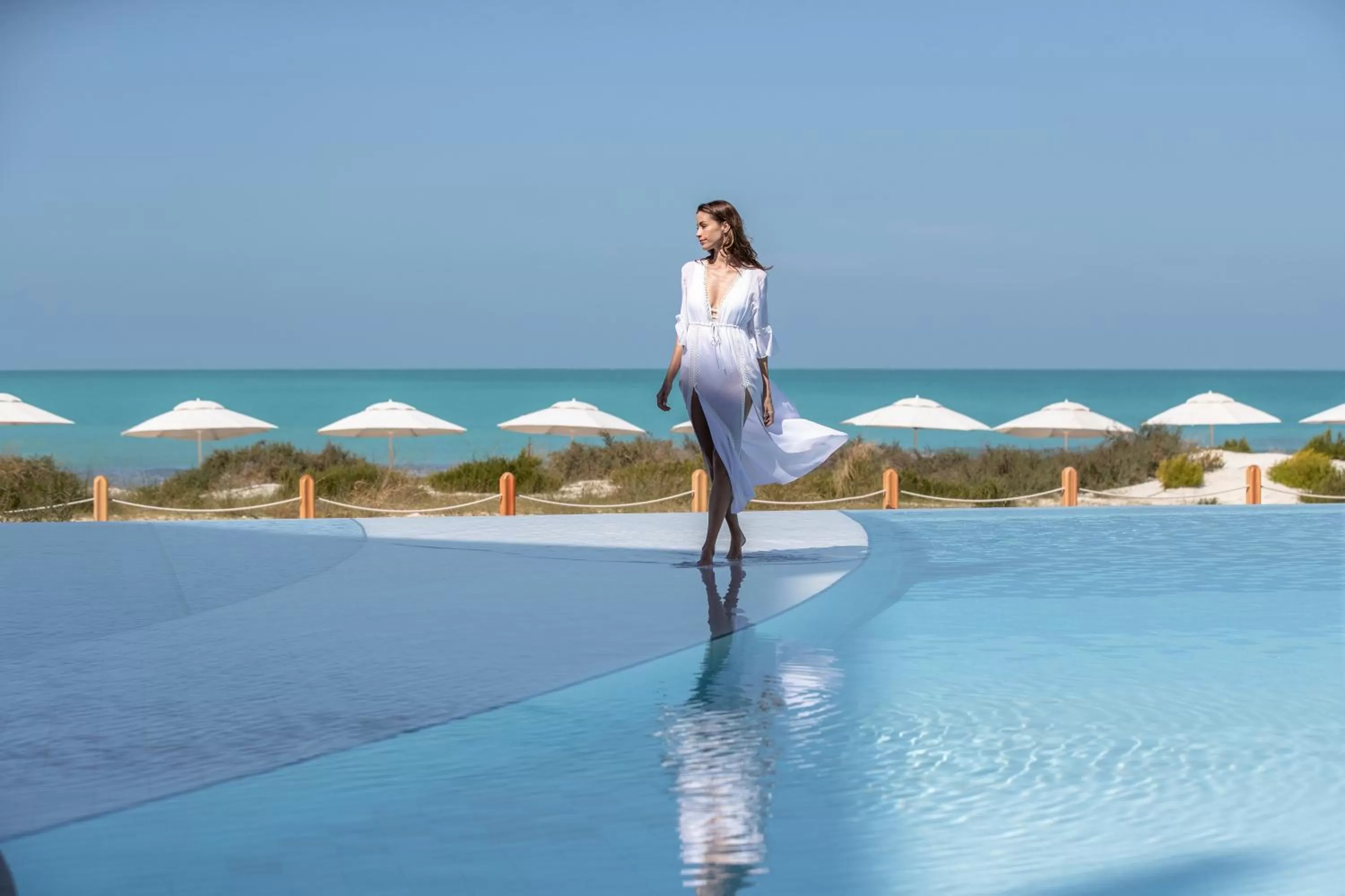 Swimming pool in Jumeirah Saadiyat Island Abu Dhabi