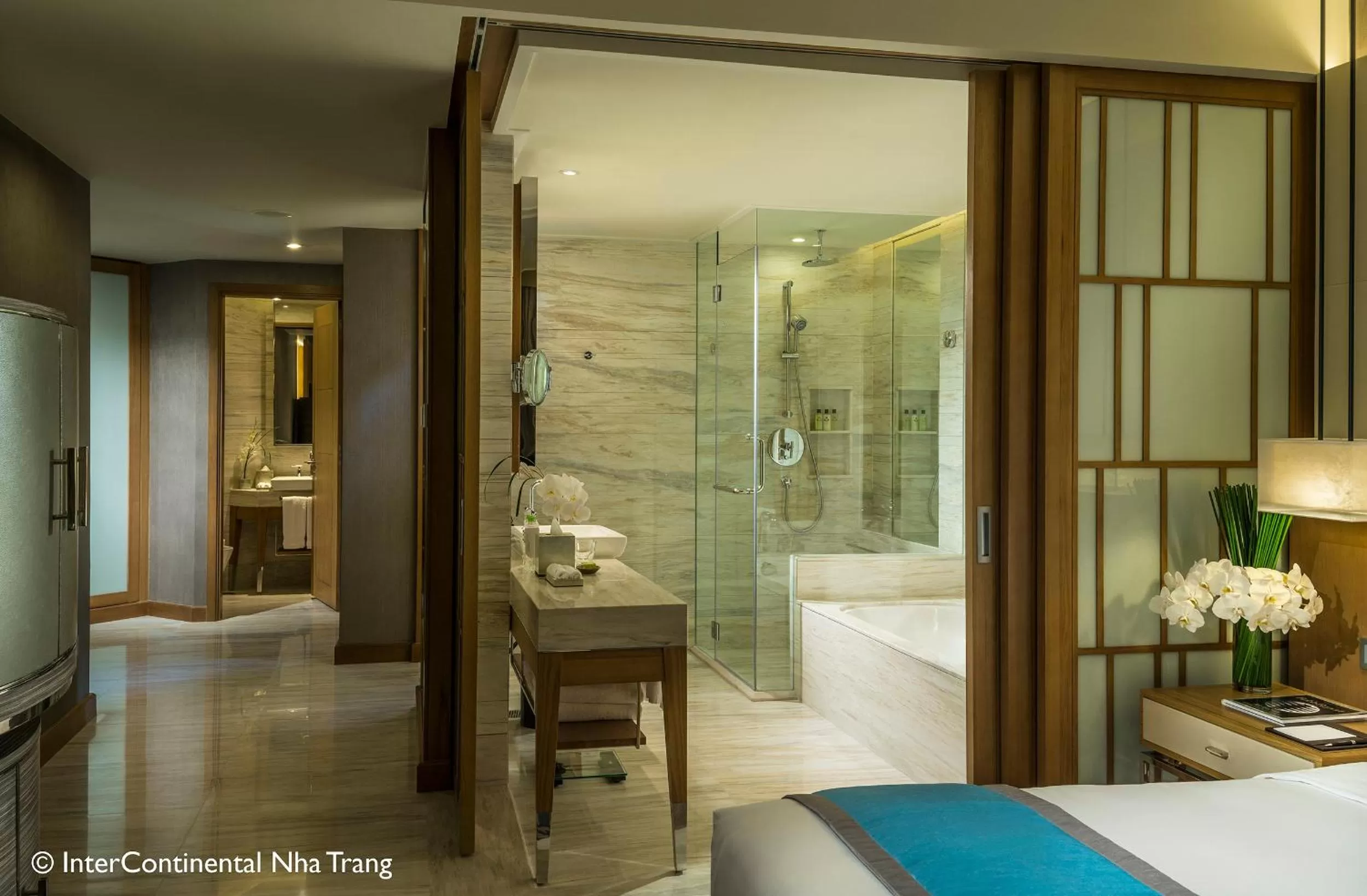 Bathroom, Bed in InterContinental Nha Trang by IHG