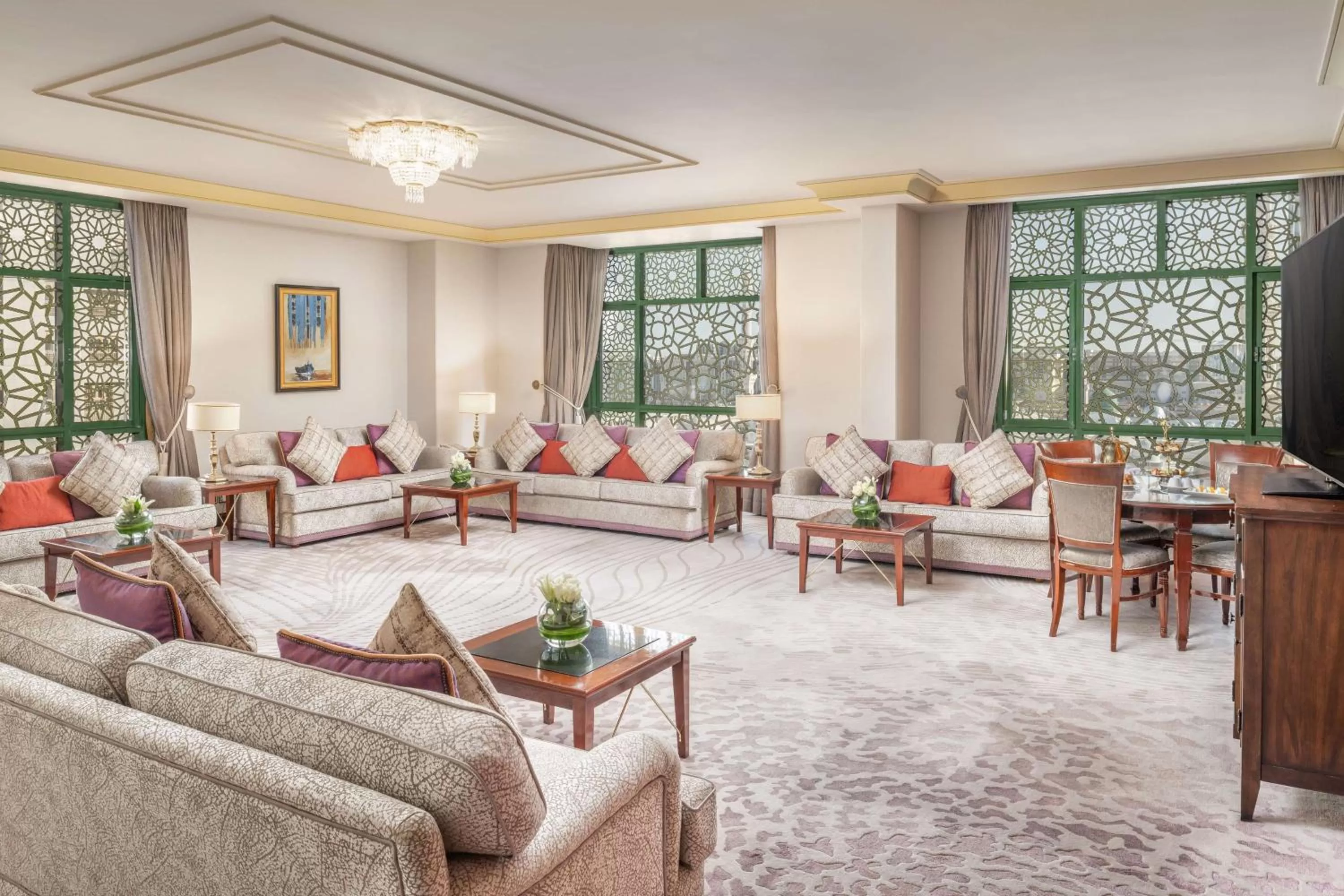 Living room in Madinah Hilton Hotel