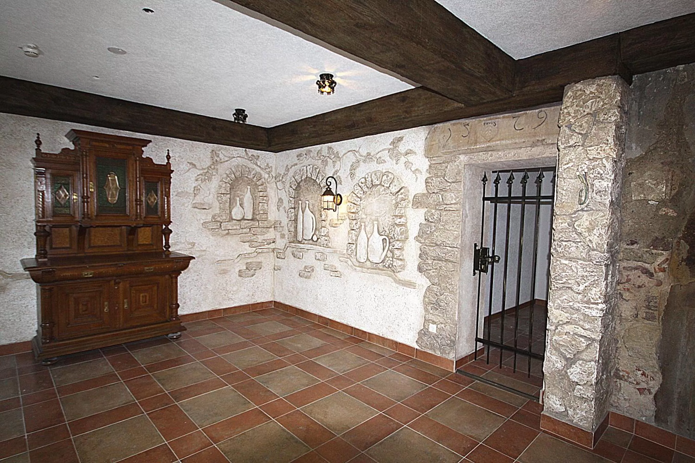 Decorative detail in Hotel Rebstock