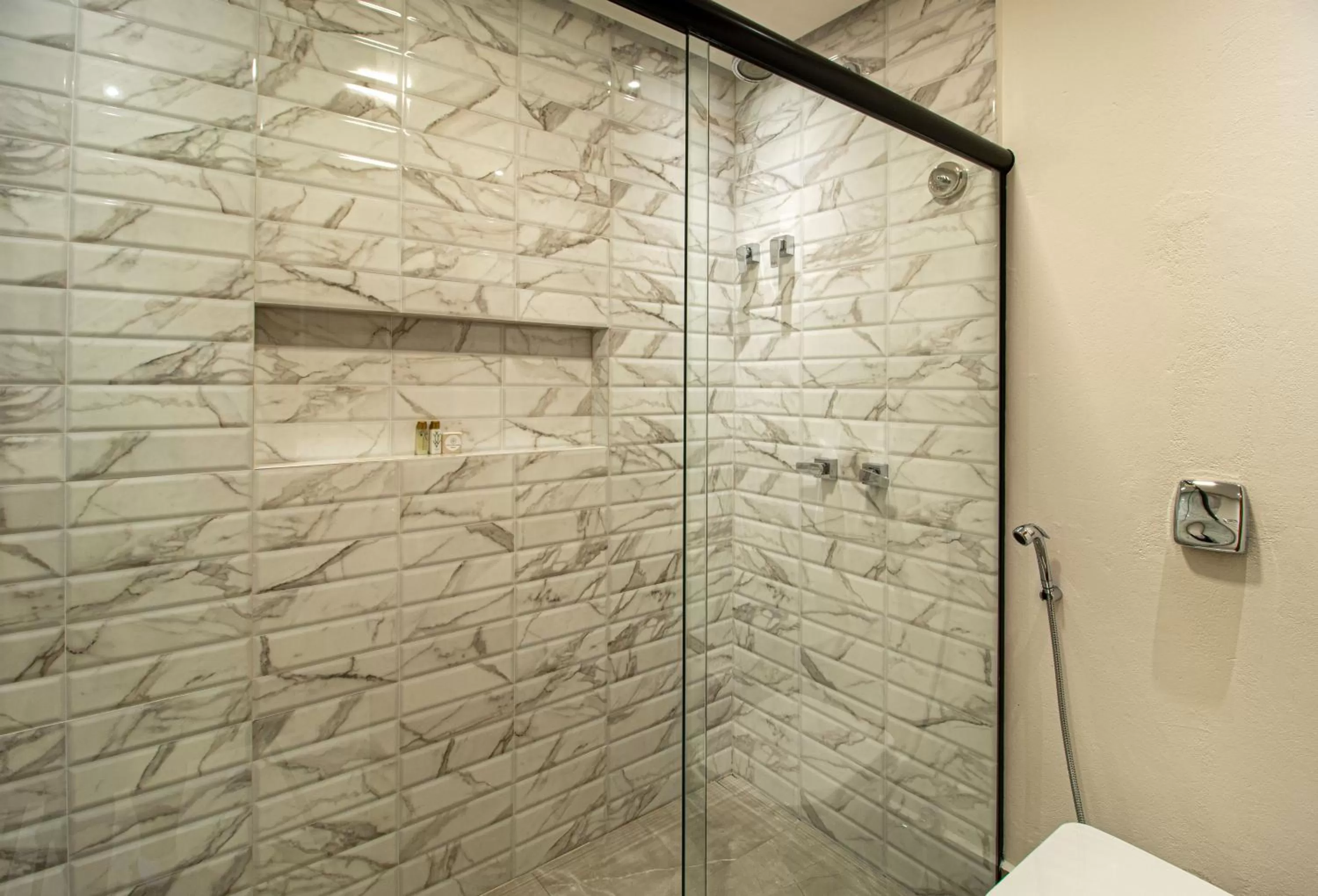 Bathroom in Pousada Flores do Carmo