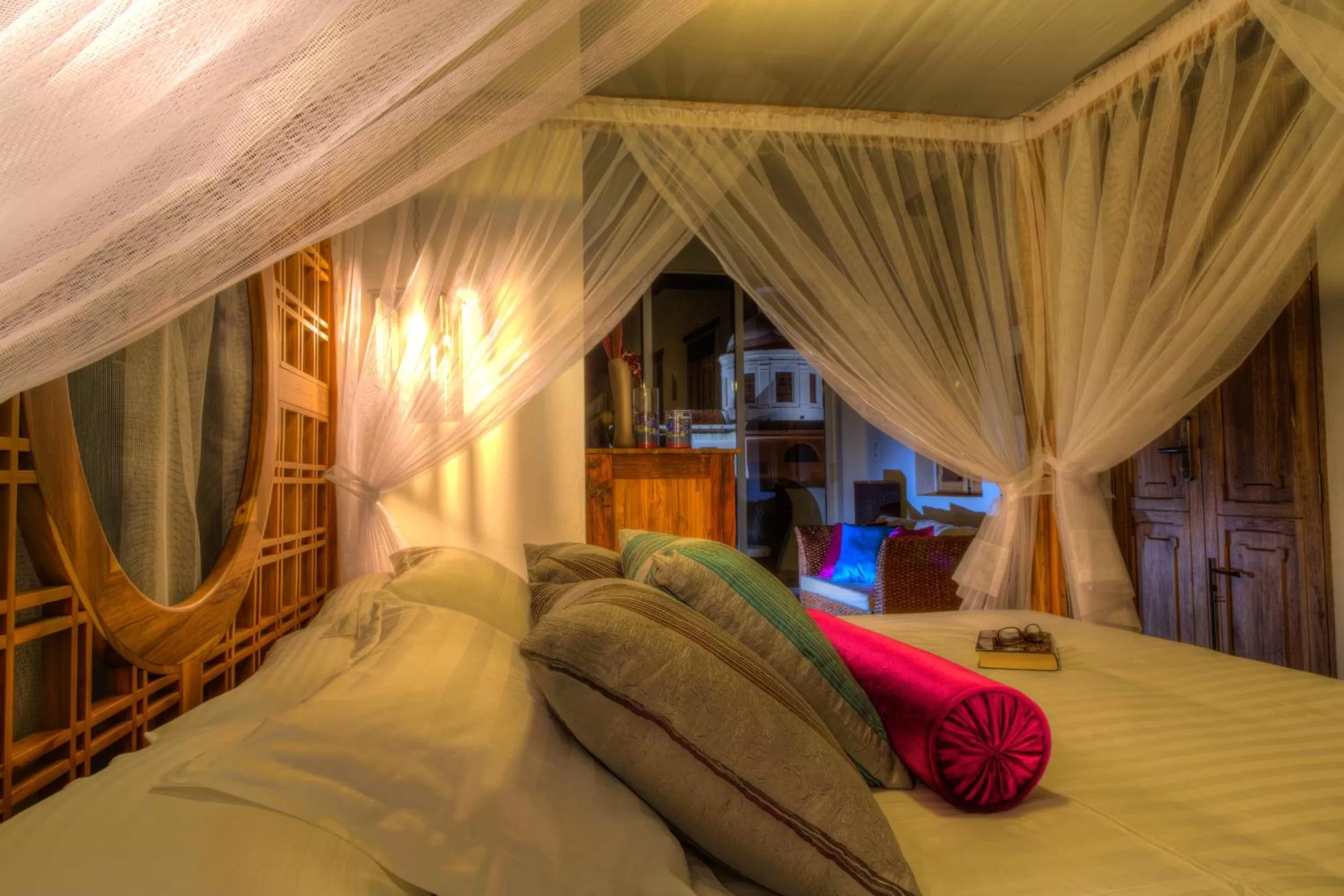 Bed in Casa de Leda, a Kali Hotel