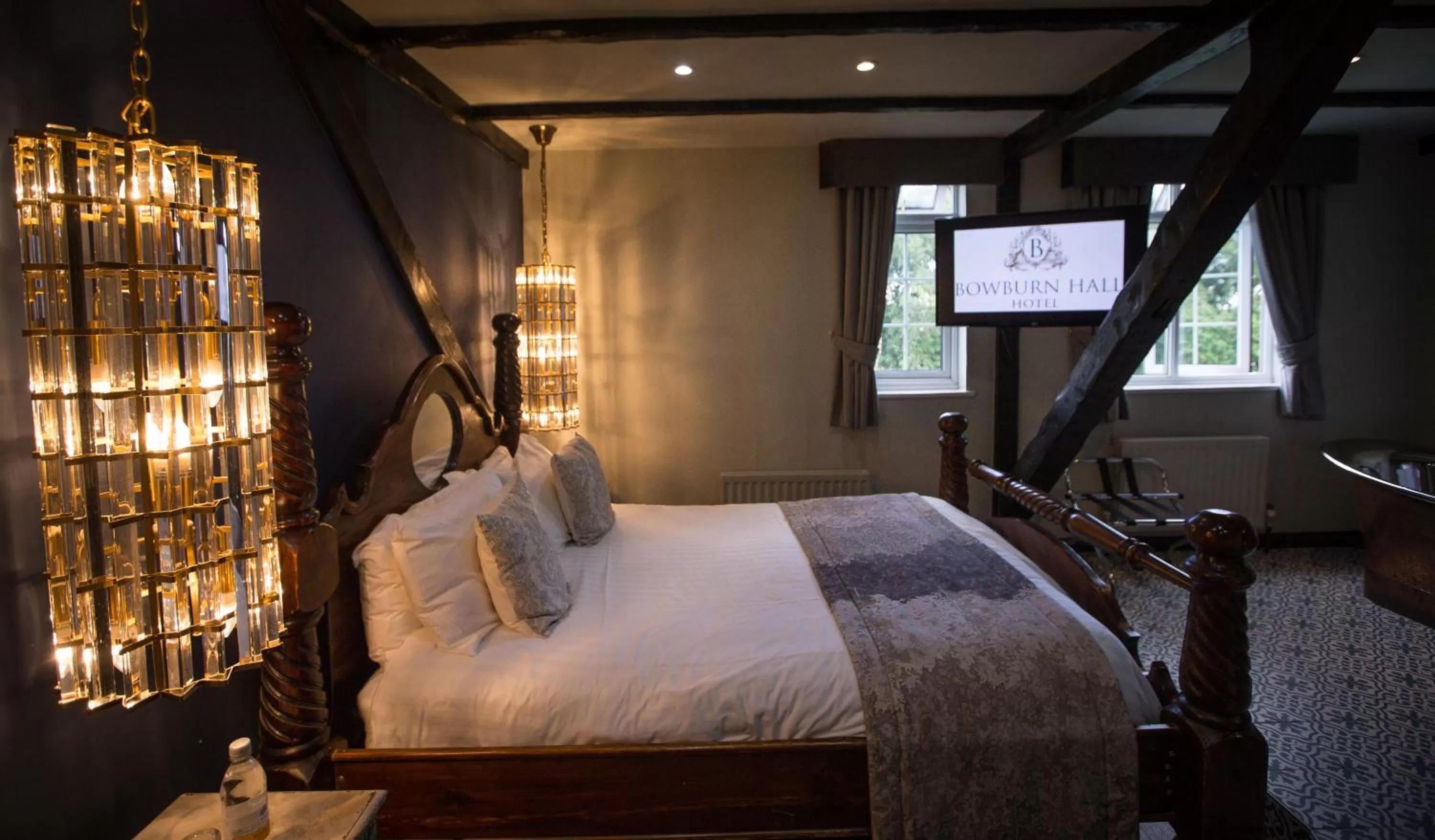 Bedroom, Bed in Bowburn Hall Hotel