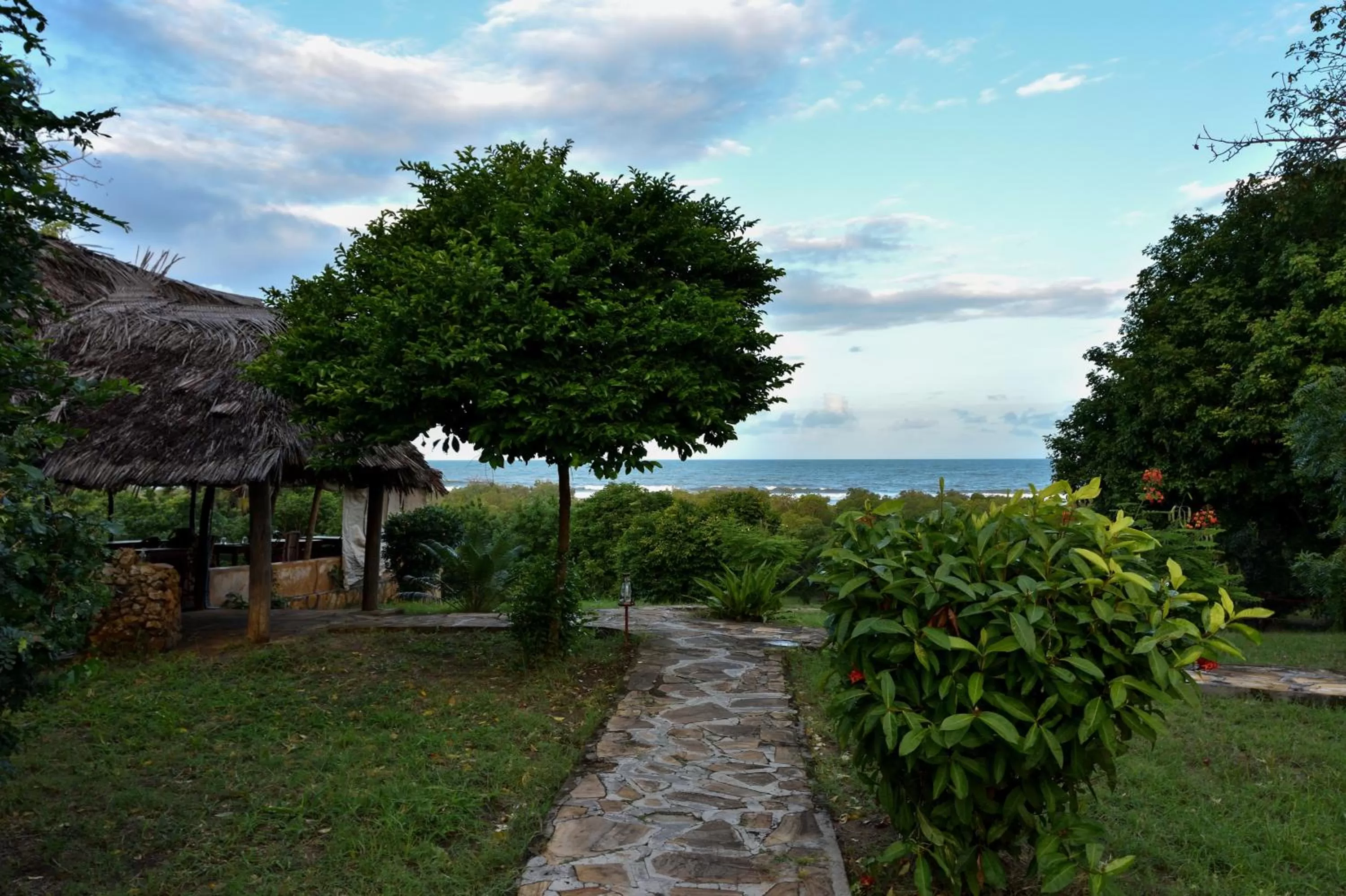 Garden in Bahari Pori Resort