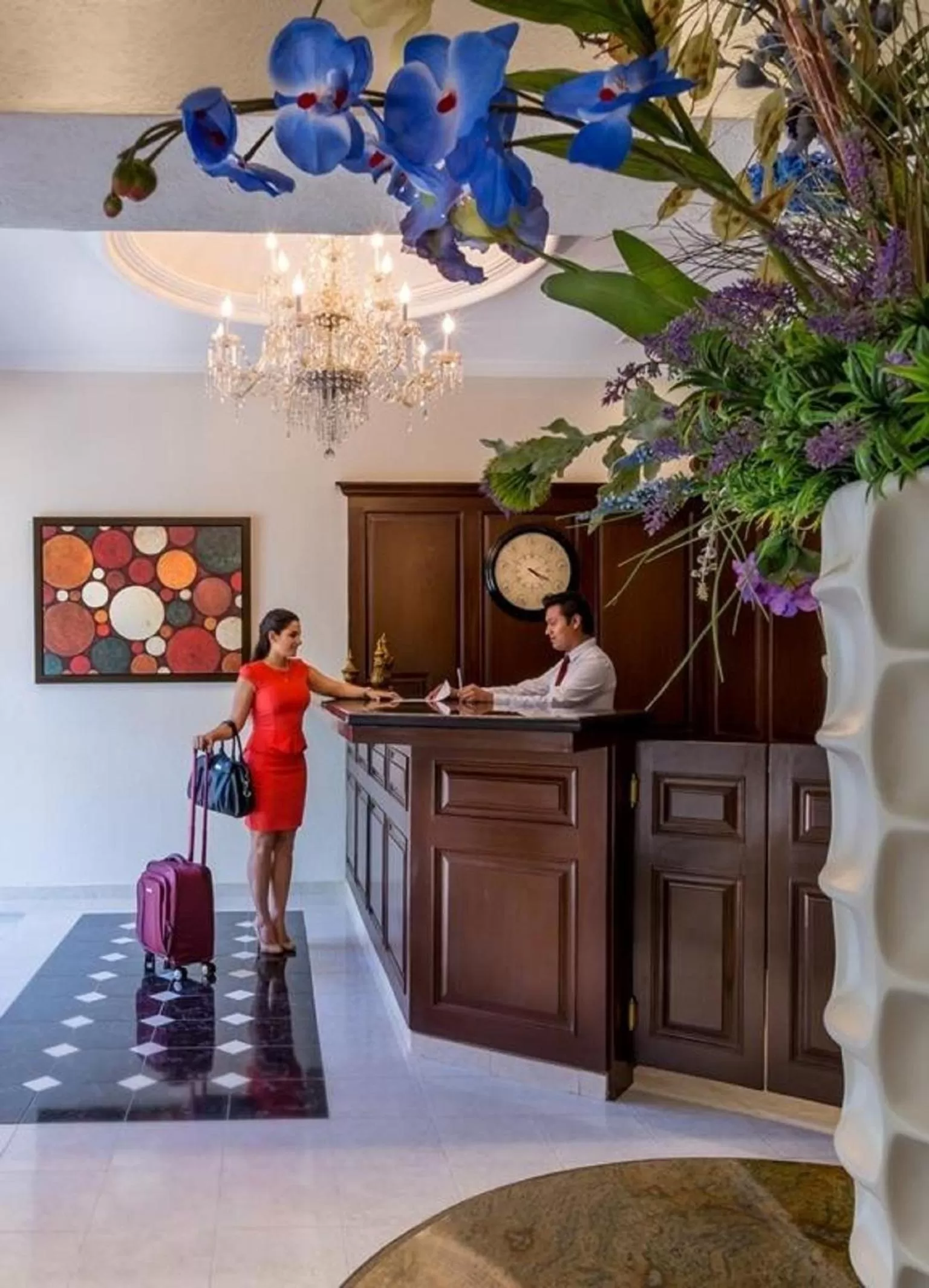 Lobby or reception in Hotel Plaza Colonial