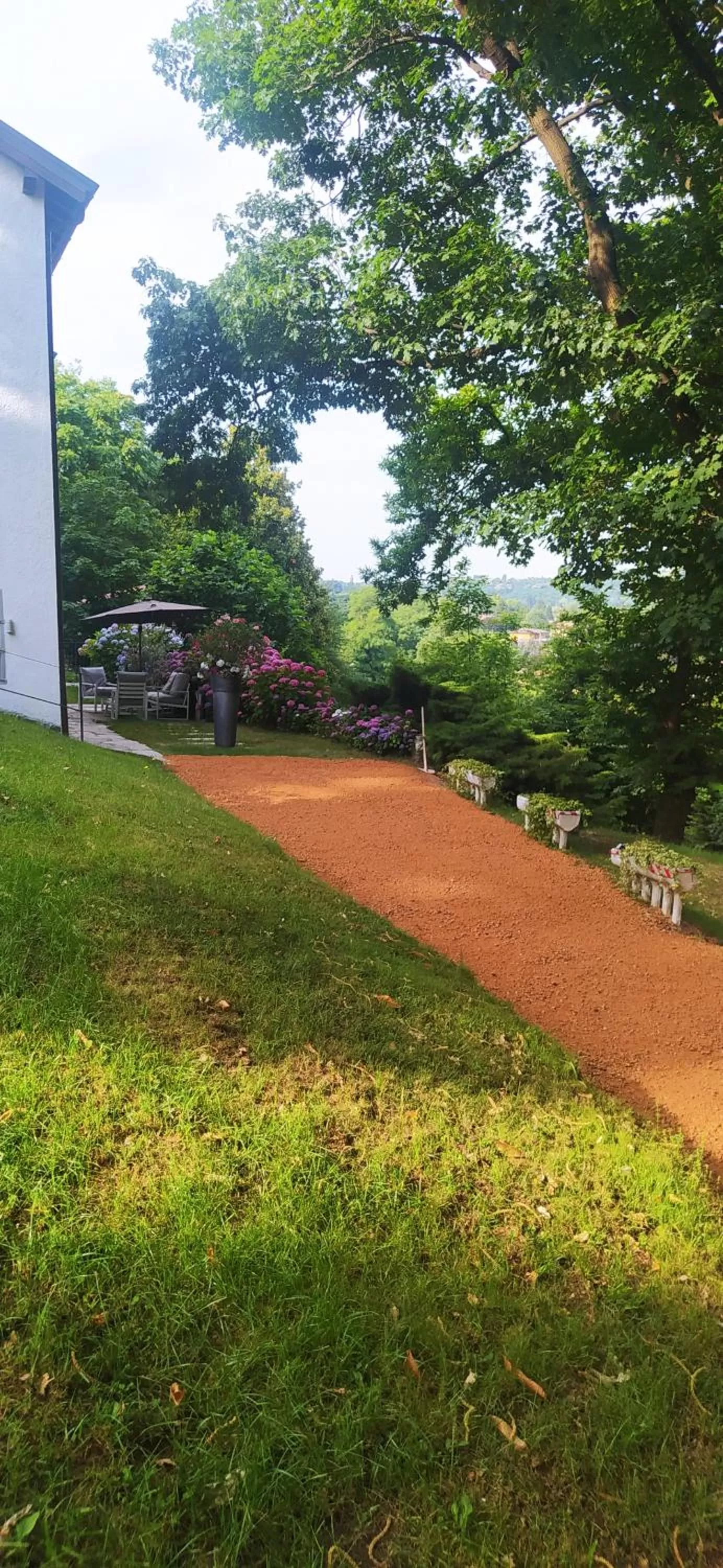 Garden in "La Selvetta" bed and breakfast