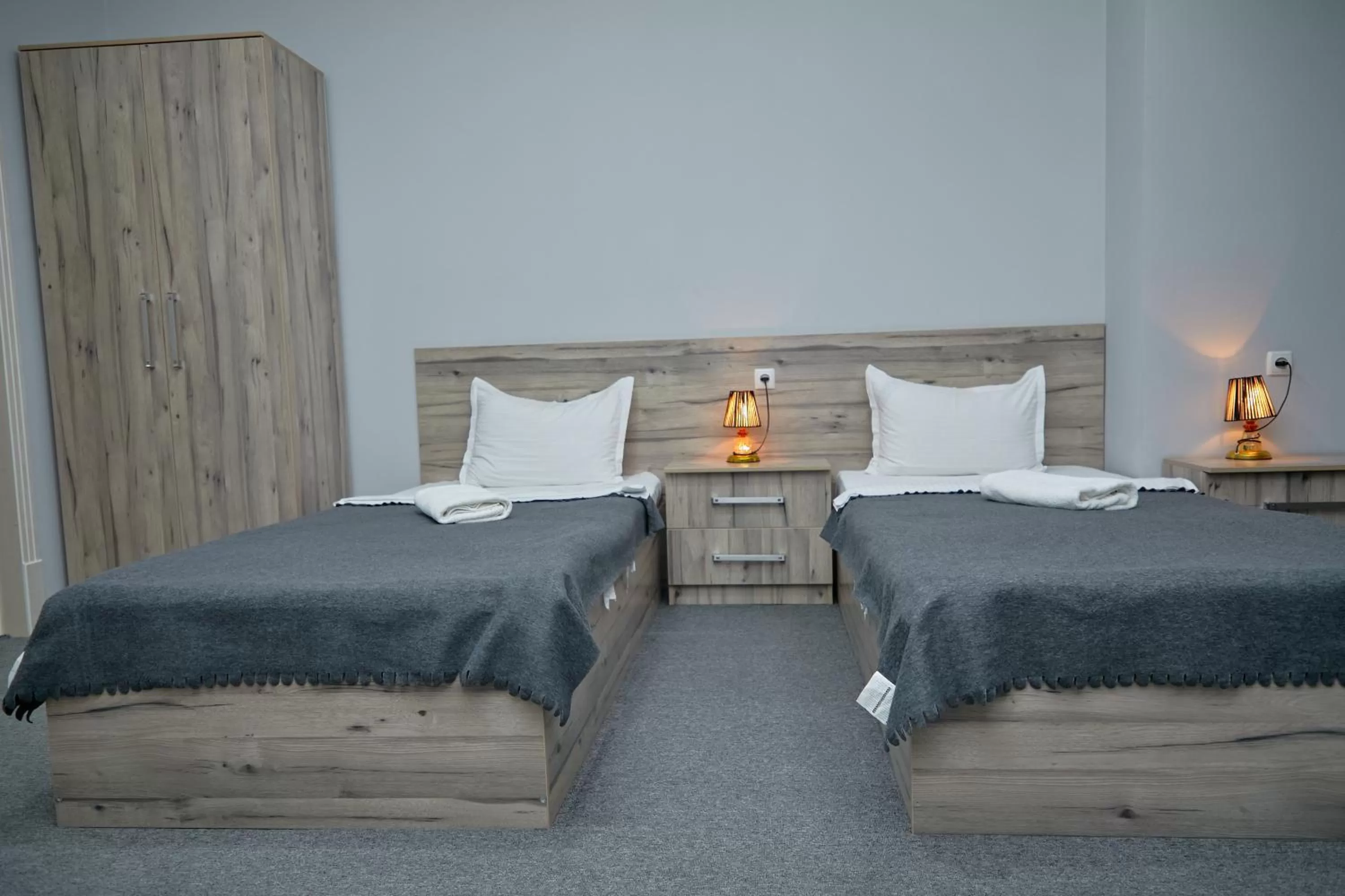 Bed in Hotel Muqaddas