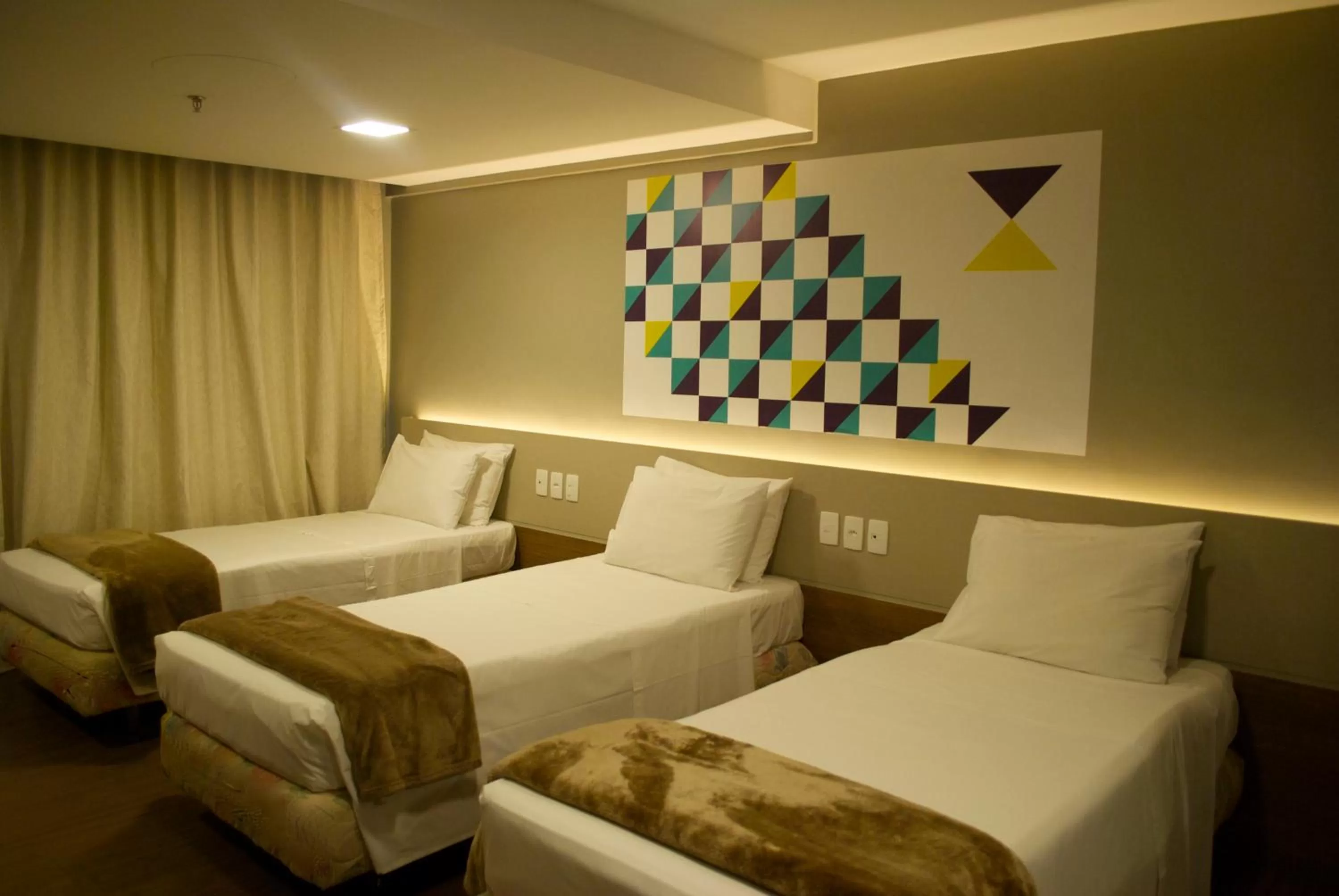 Bedroom, Bed in Master Express Cidade Baixa - Próximo ao Araujo Viana, UFRGS e Santa Casa