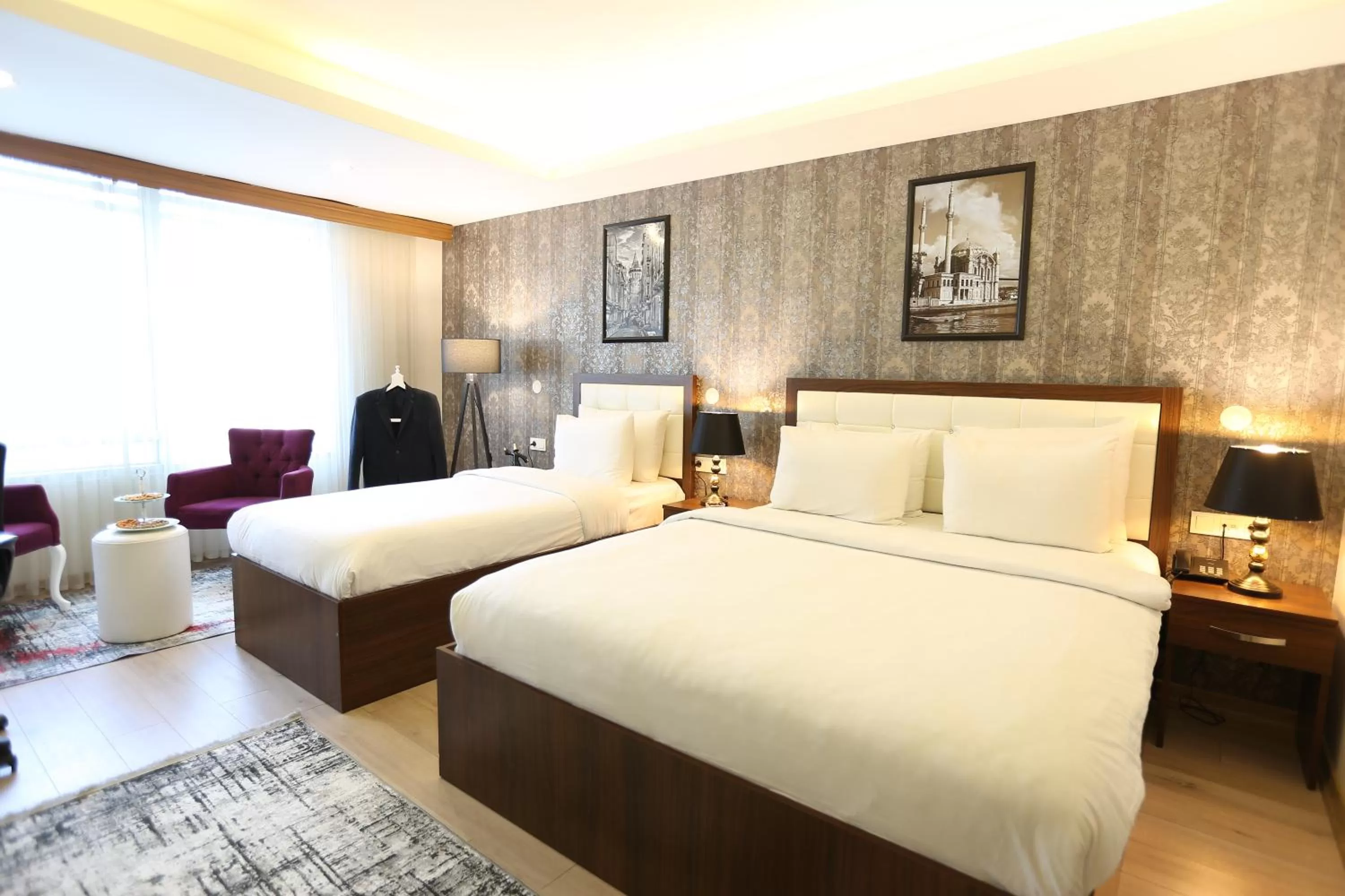 Bed in Cebeci Grand Hotel