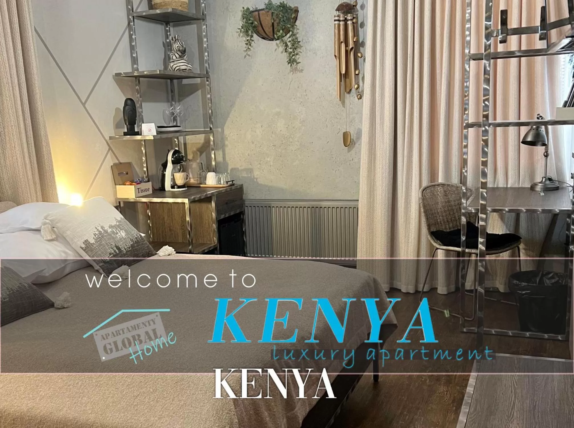 Property logo or sign, Bed in Global Home - Aparthotel - No Contact Check In