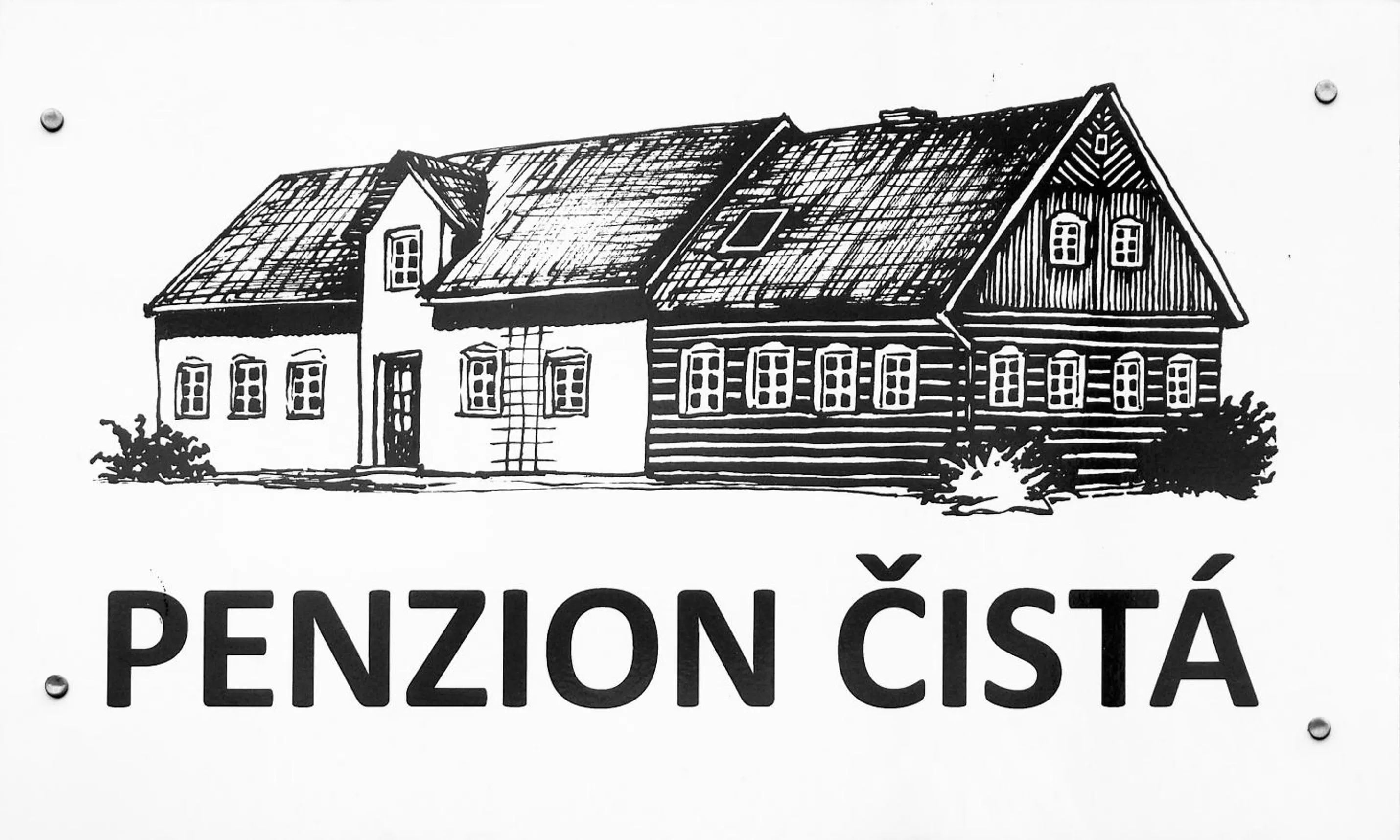 Property logo or sign in Penzion Čistá