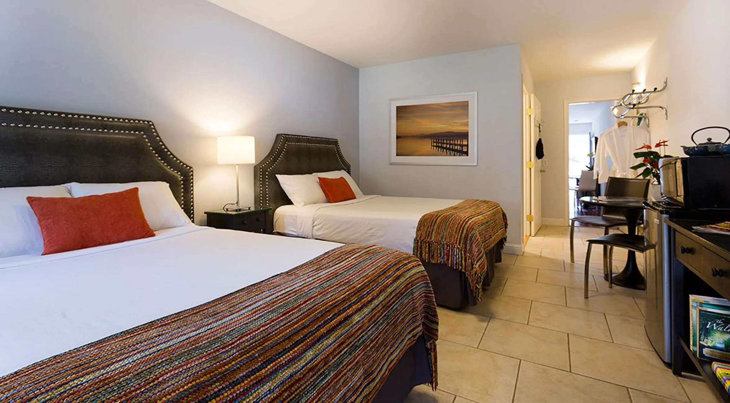 Bed in The Lodge at Blue Lakes