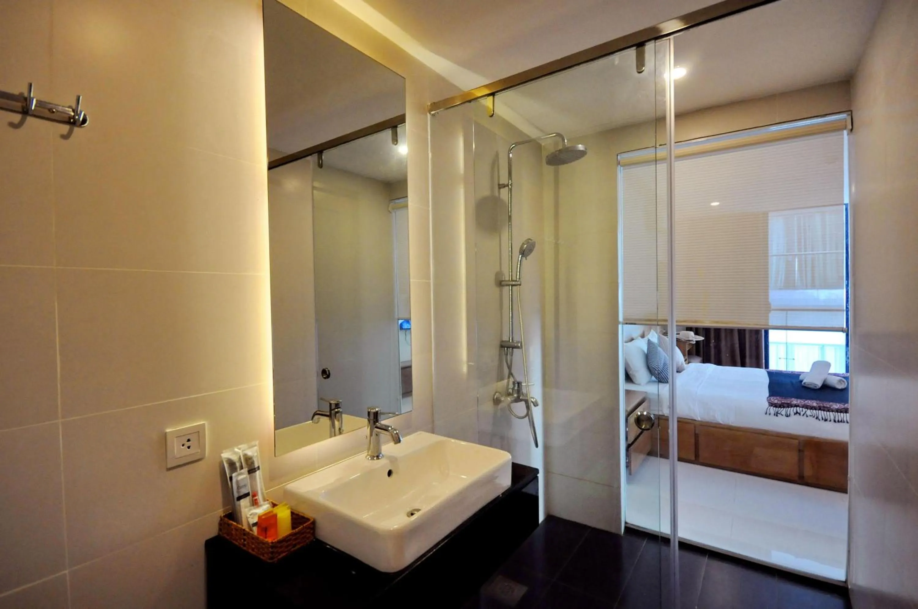 Bed in Holi Beach Hotel & Apartments