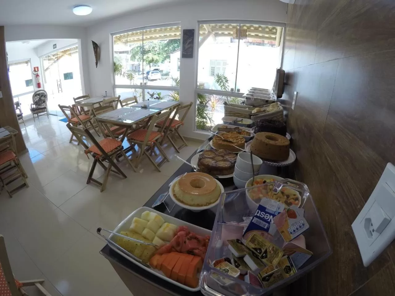 Restaurant/places to eat in Pousada Kanoas