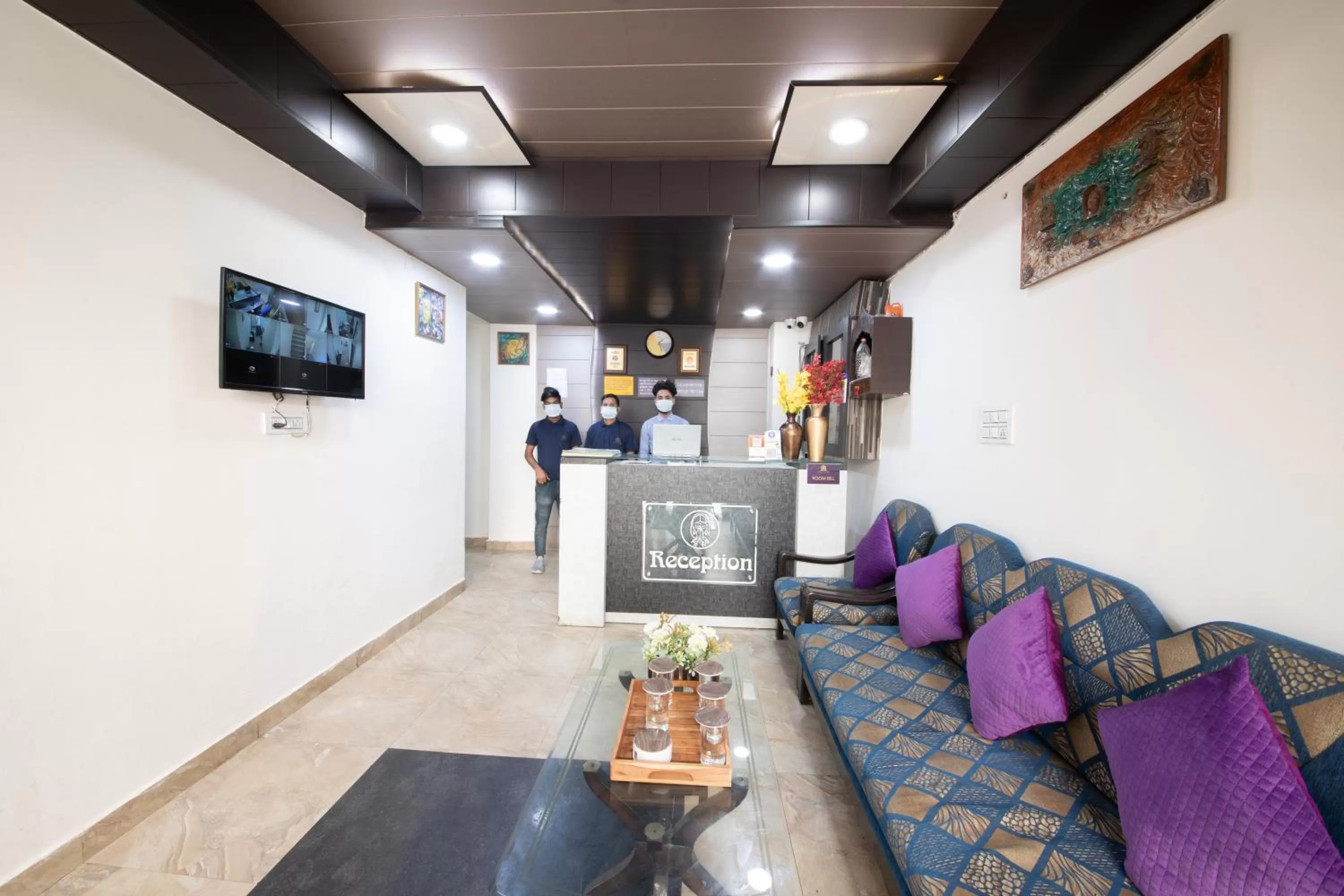 Seating area in Perfectstayz Value Umra Grace - Near Haridwar Railway Station