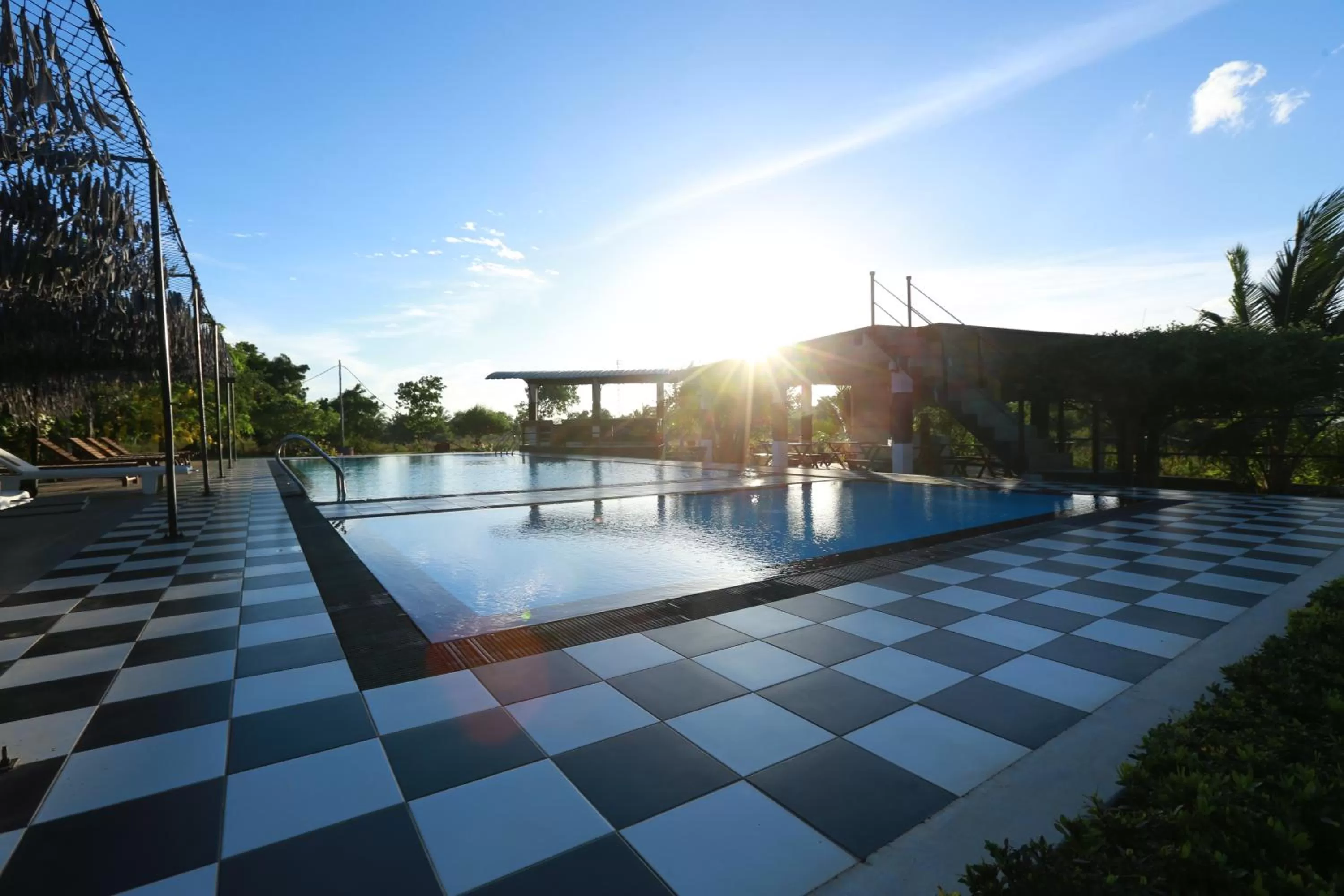 Sunset in Eco Hotel Black & White - Anuradhapura