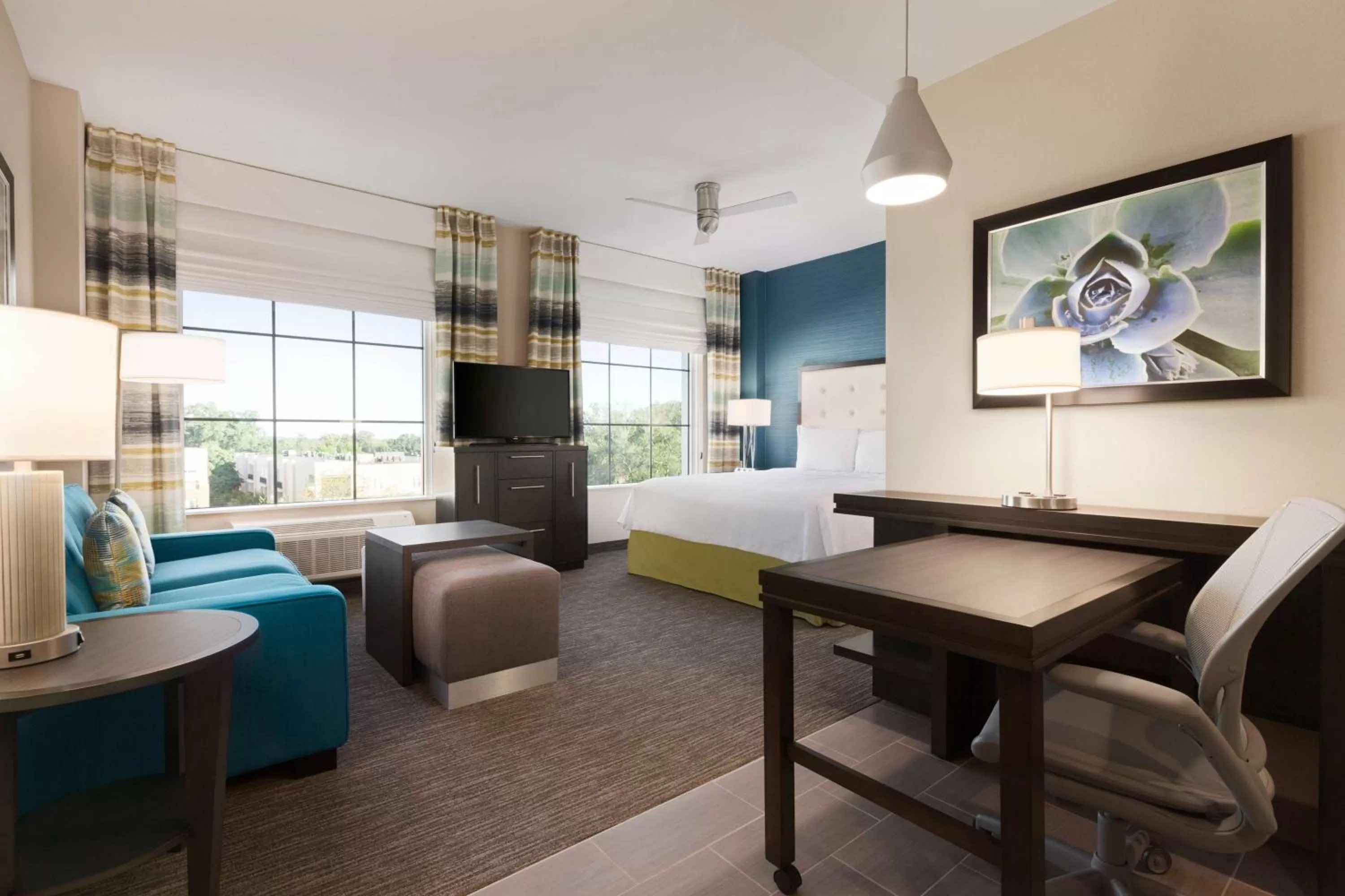 Bedroom in Homewood Suites By Hilton Charlotte Southpark