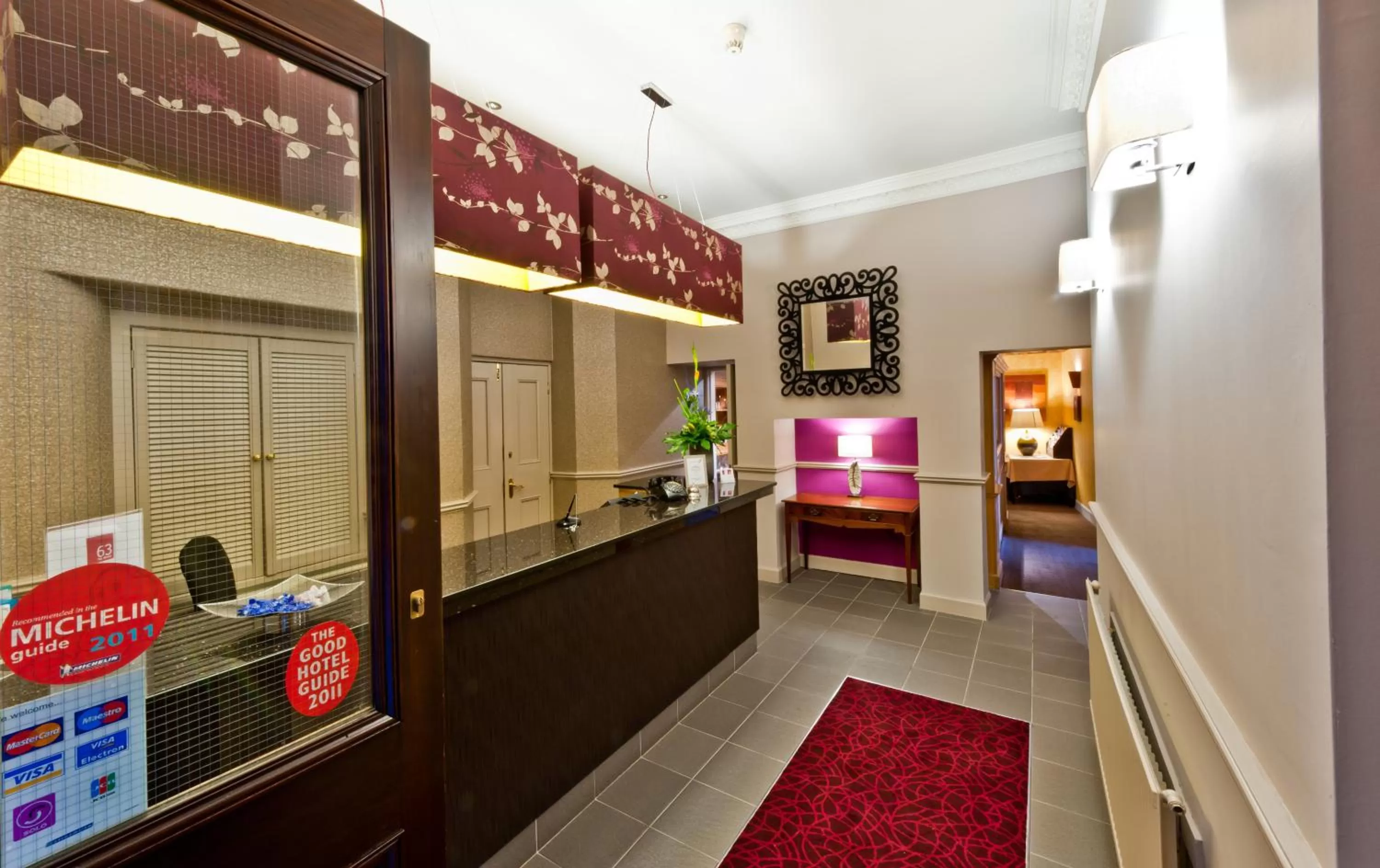 Lobby or reception in The Parklands Hotel