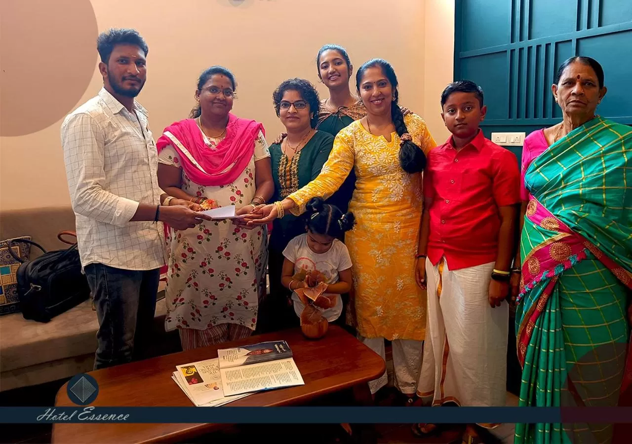 group of guests in Hotel ESSENCE