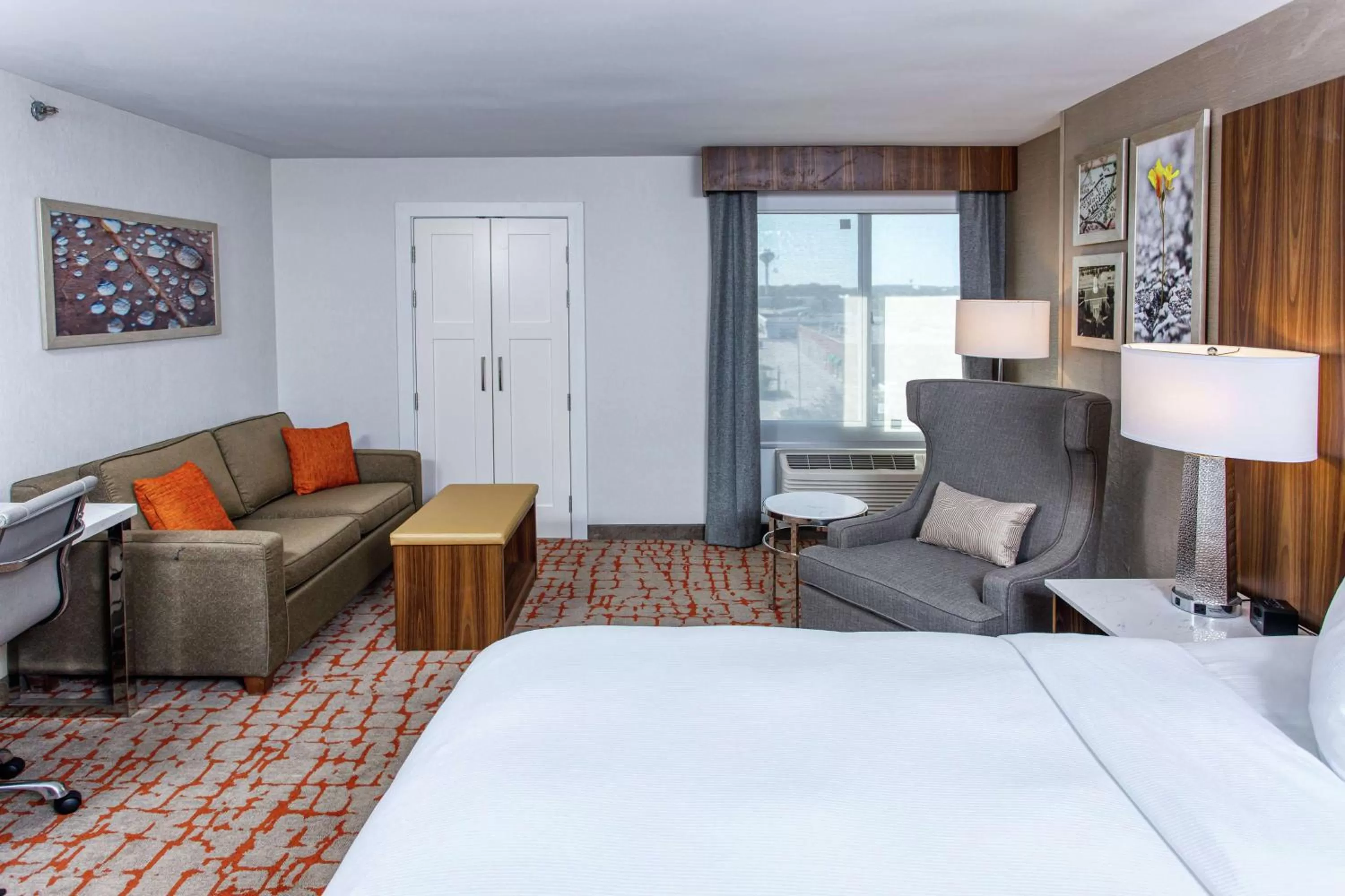 Living room, Bed in DoubleTree by Hilton Appleton, WI