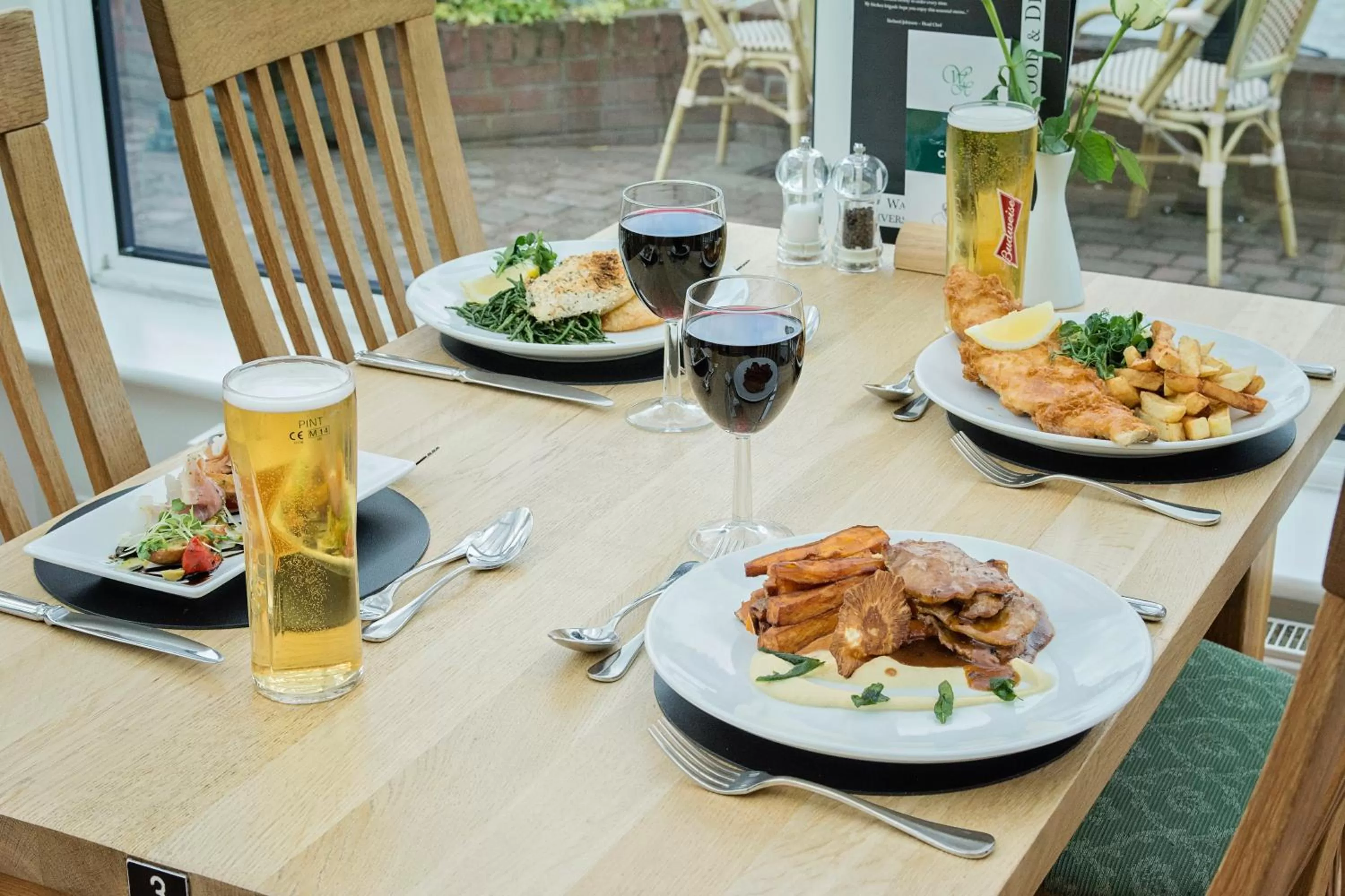 Lunch in Waveney House Hotel