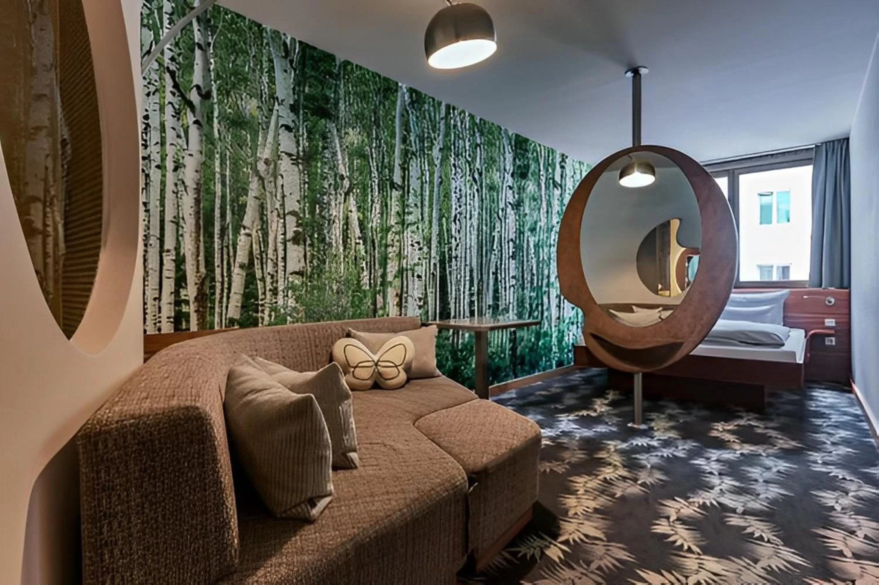 Photo of the whole room, Bed in Cocoon Stachus