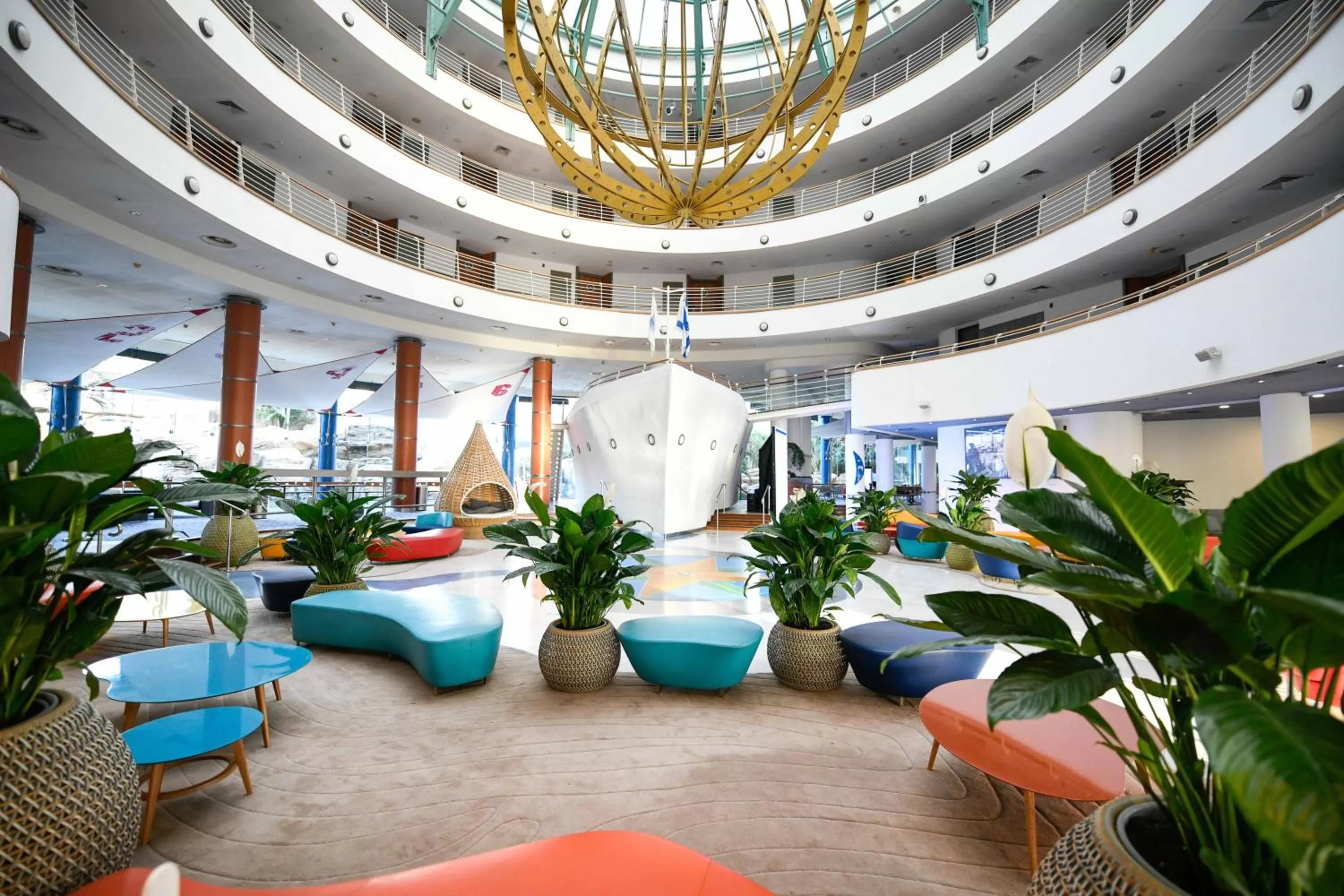 Lobby or reception in Club Hotel Eilat - All Suites Hotel