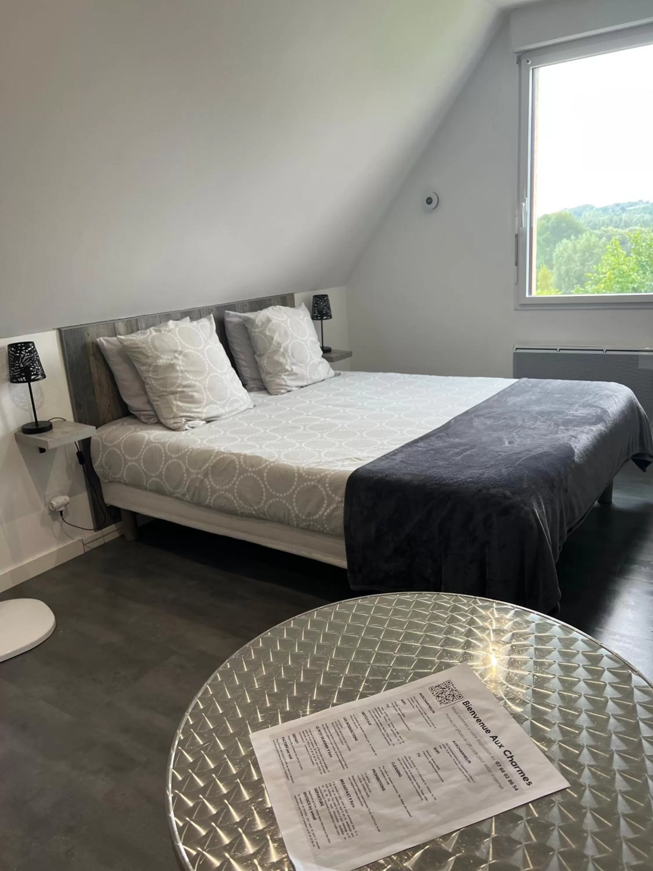 Double Room with Garden View in Aux Charmes