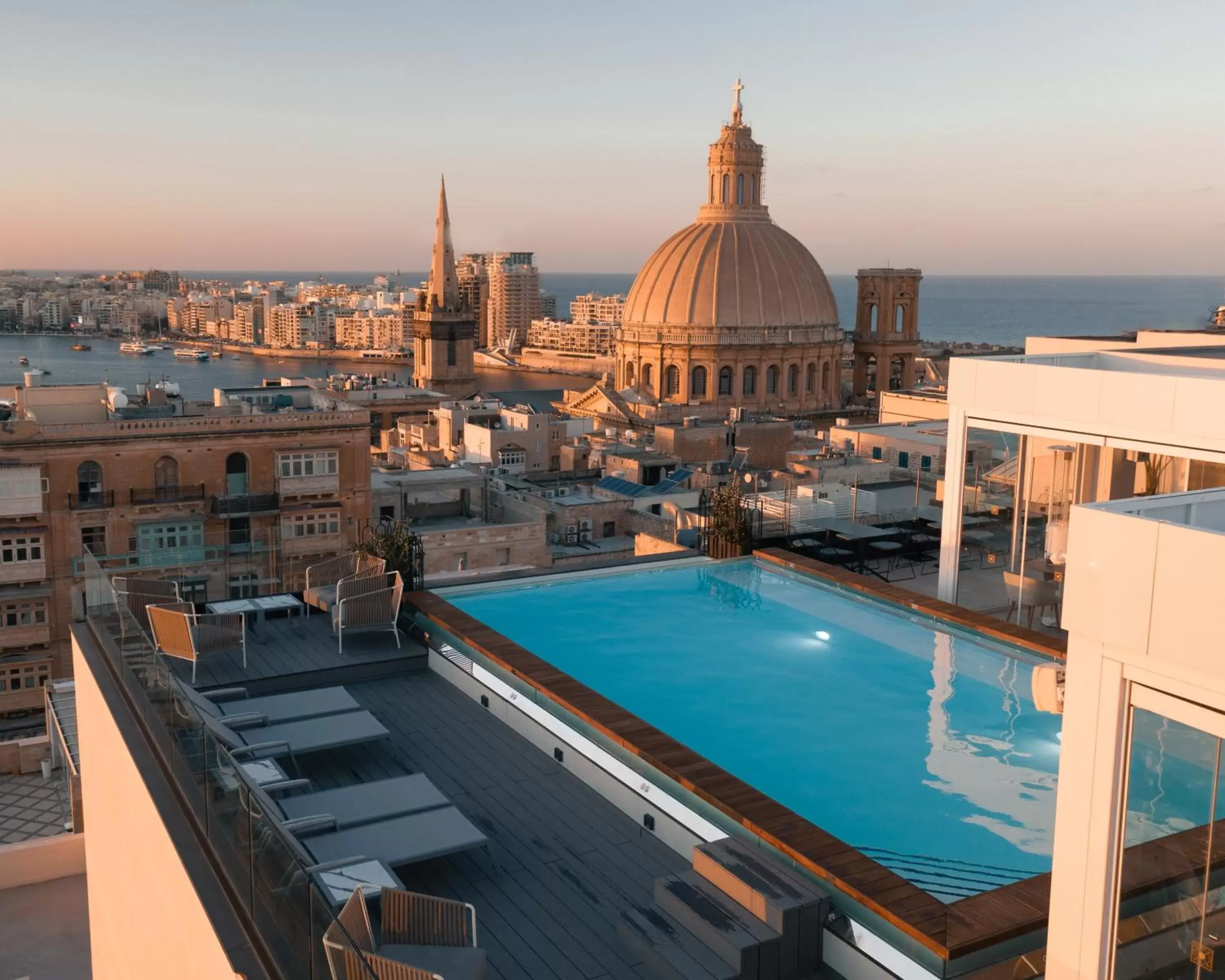 City view, Swimming Pool in The Embassy Valletta Hotel City view, Swimming Pool in The Embassy Valletta Hotel