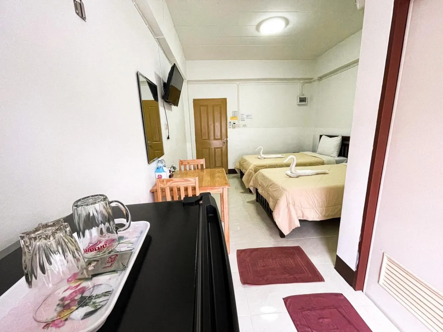 Bed in Rueangrat Hotel