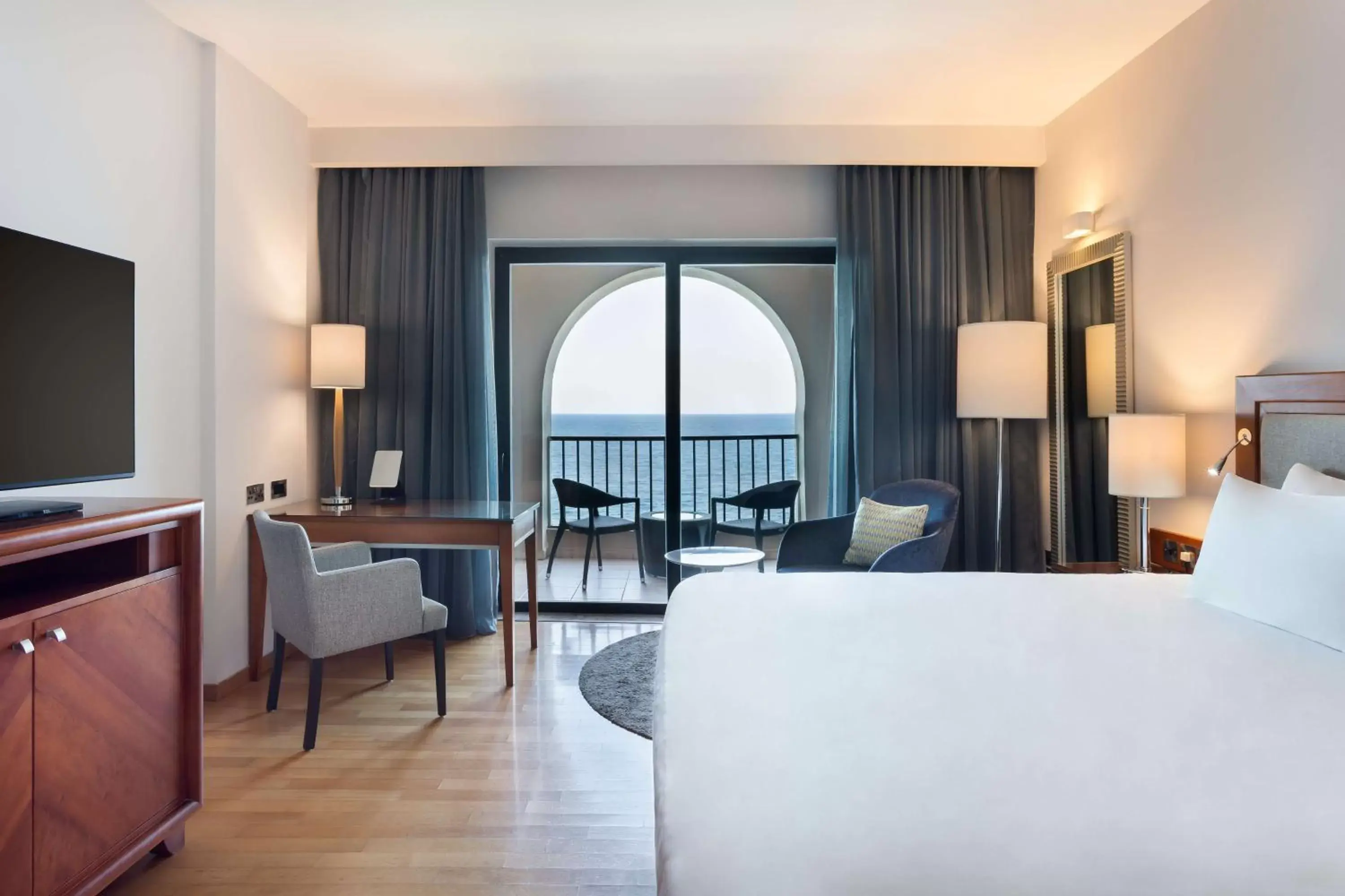 Premium Room with Balcony and Sea View in Radisson Blu Resort, Malta St. Julian's Premium Room with Balcony and Sea View in Radisson Blu Resort, Malta St. Julian's