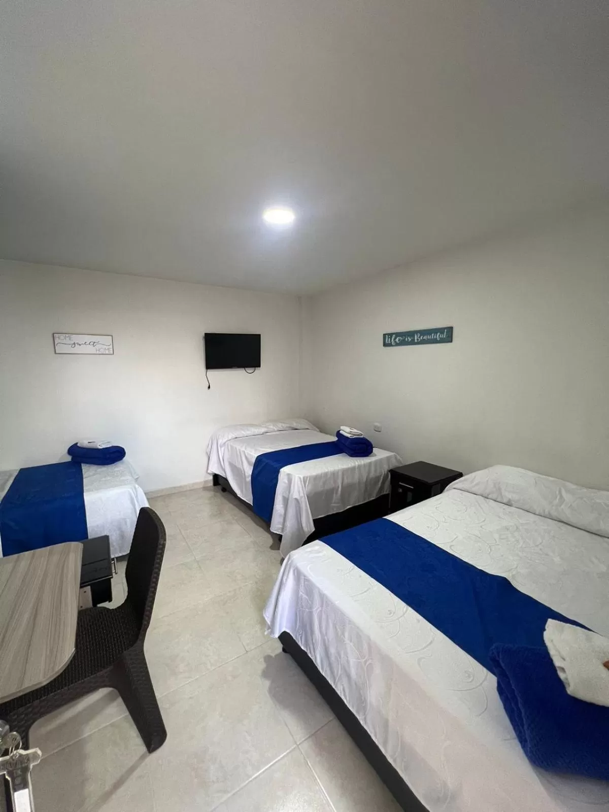 Bed in Hotel Cafe Estrella