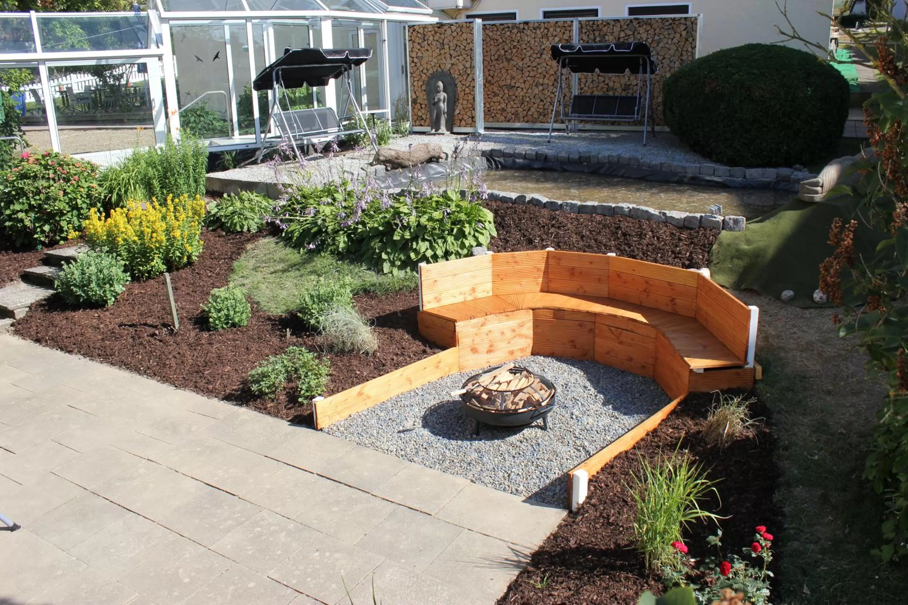 Garden in Wellness & Ayurveda Hotel Am Eichenberg