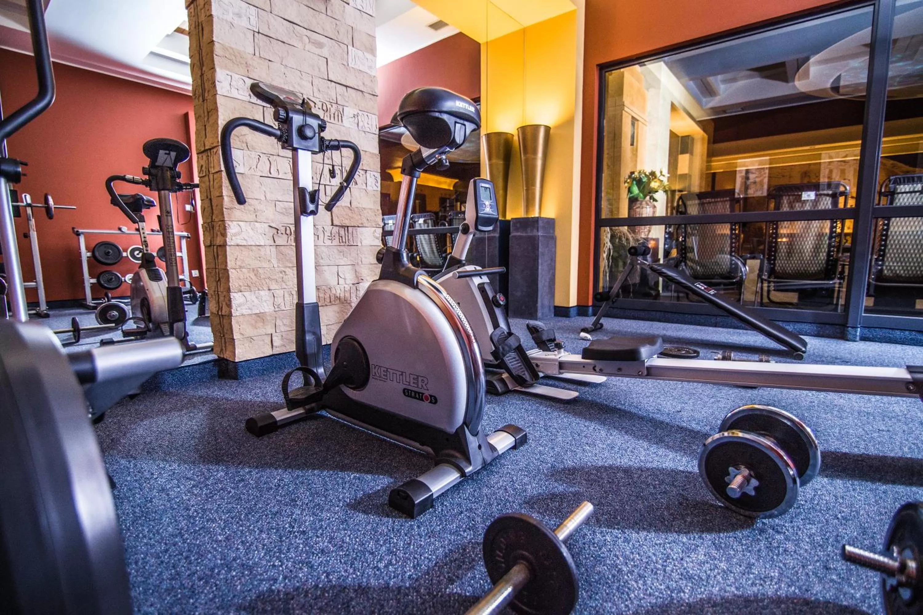Fitness centre/facilities in Hotel Falko