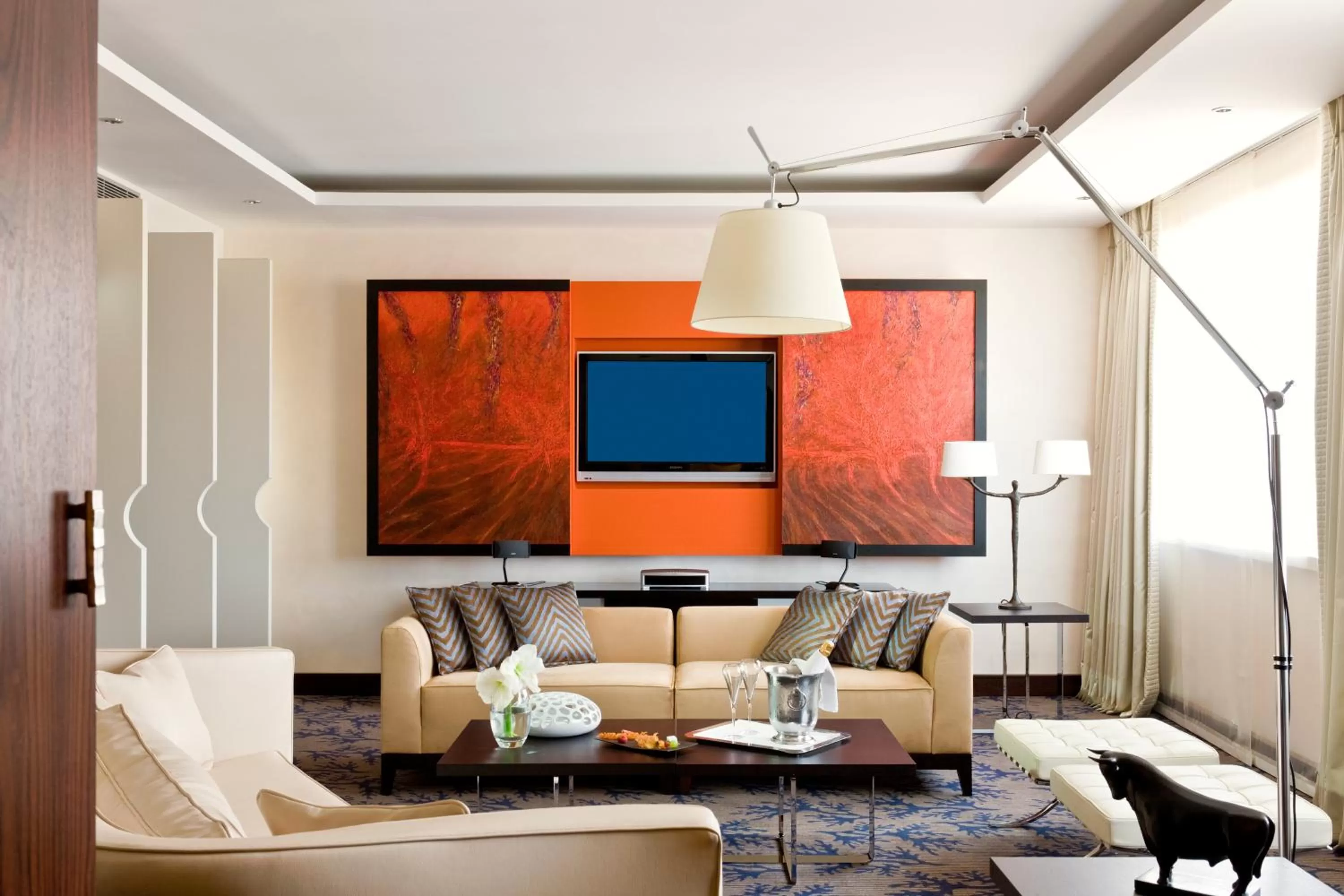 Seating area in Sofitel Marseille Vieux-Port