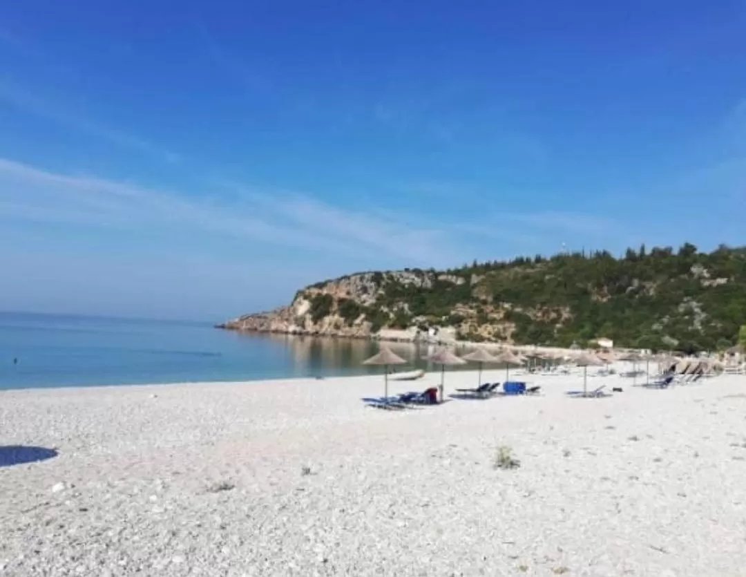 Beach in Anxhelos Hotel