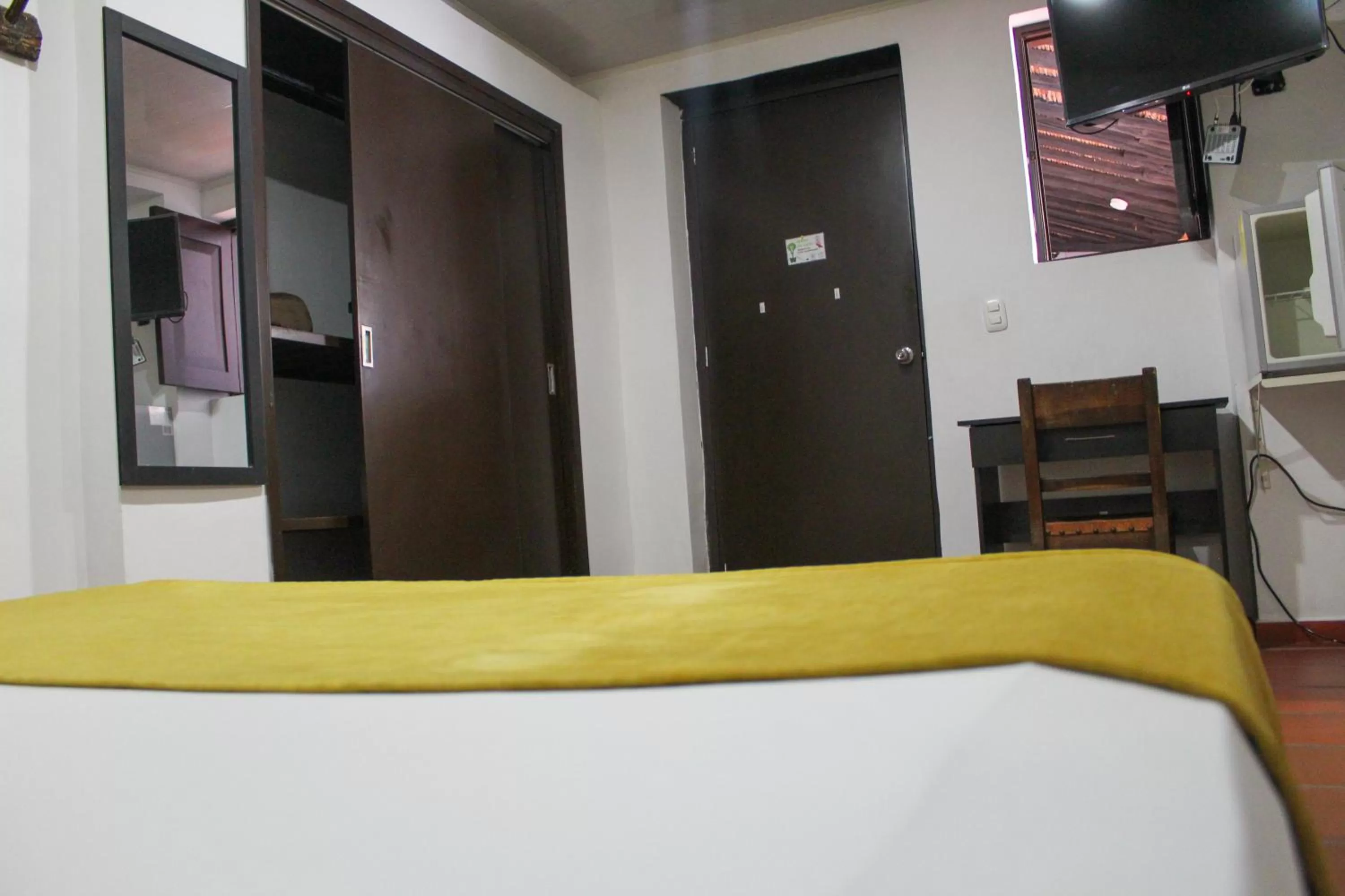 Bed in Hotel Colonial San Felipe