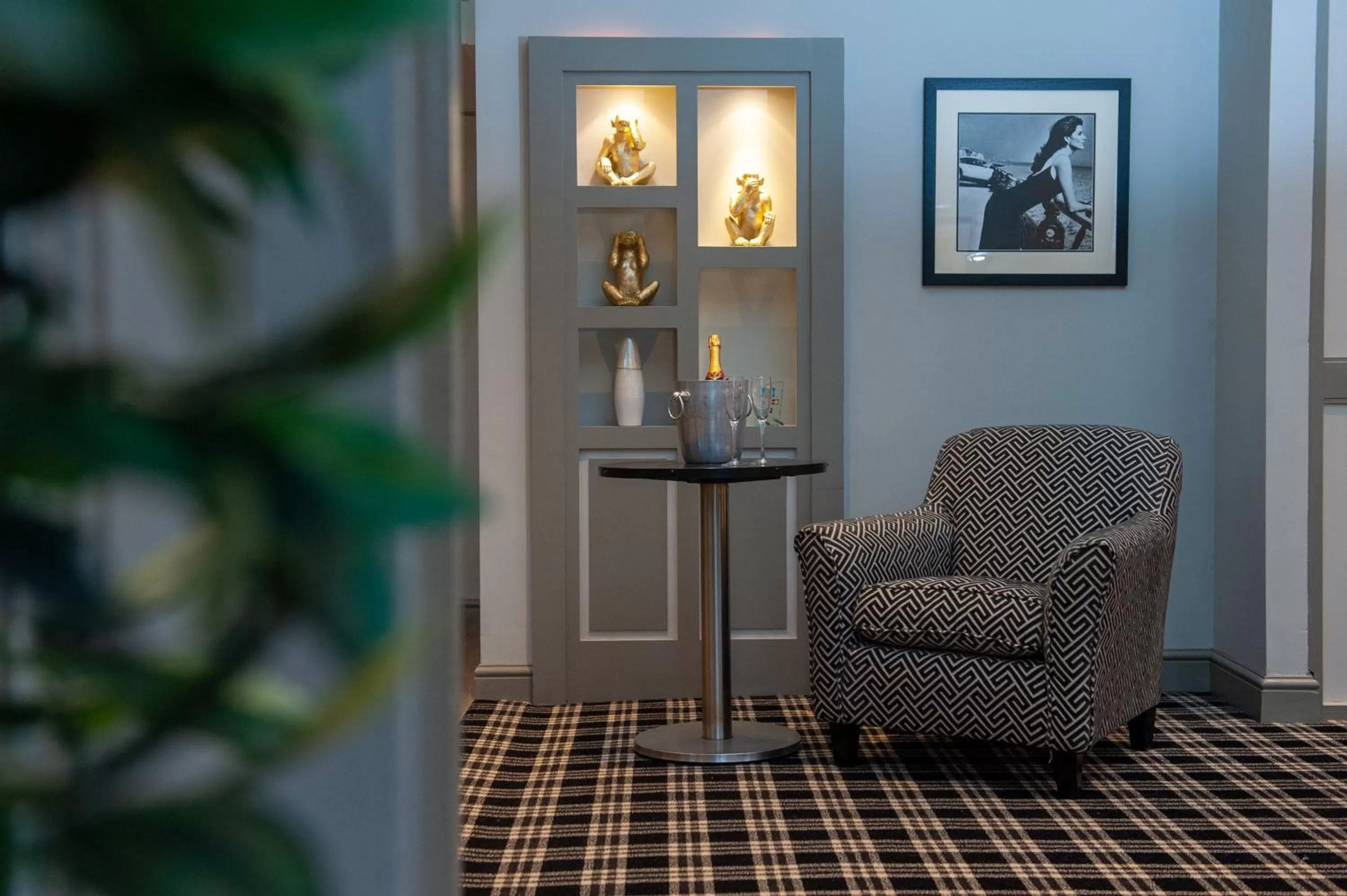 Seating area in Osborne Hotel