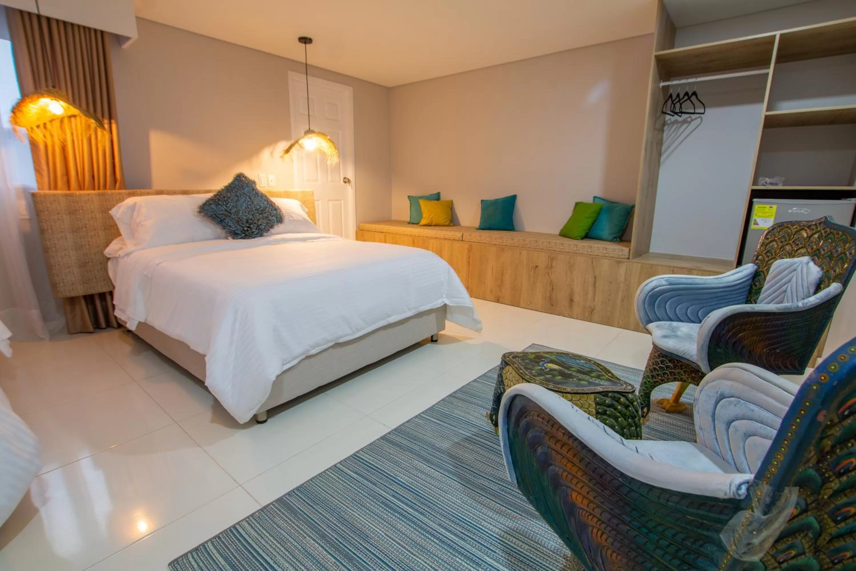 Bed in Hotel Boutique CASA CHUNUU Santa Marta