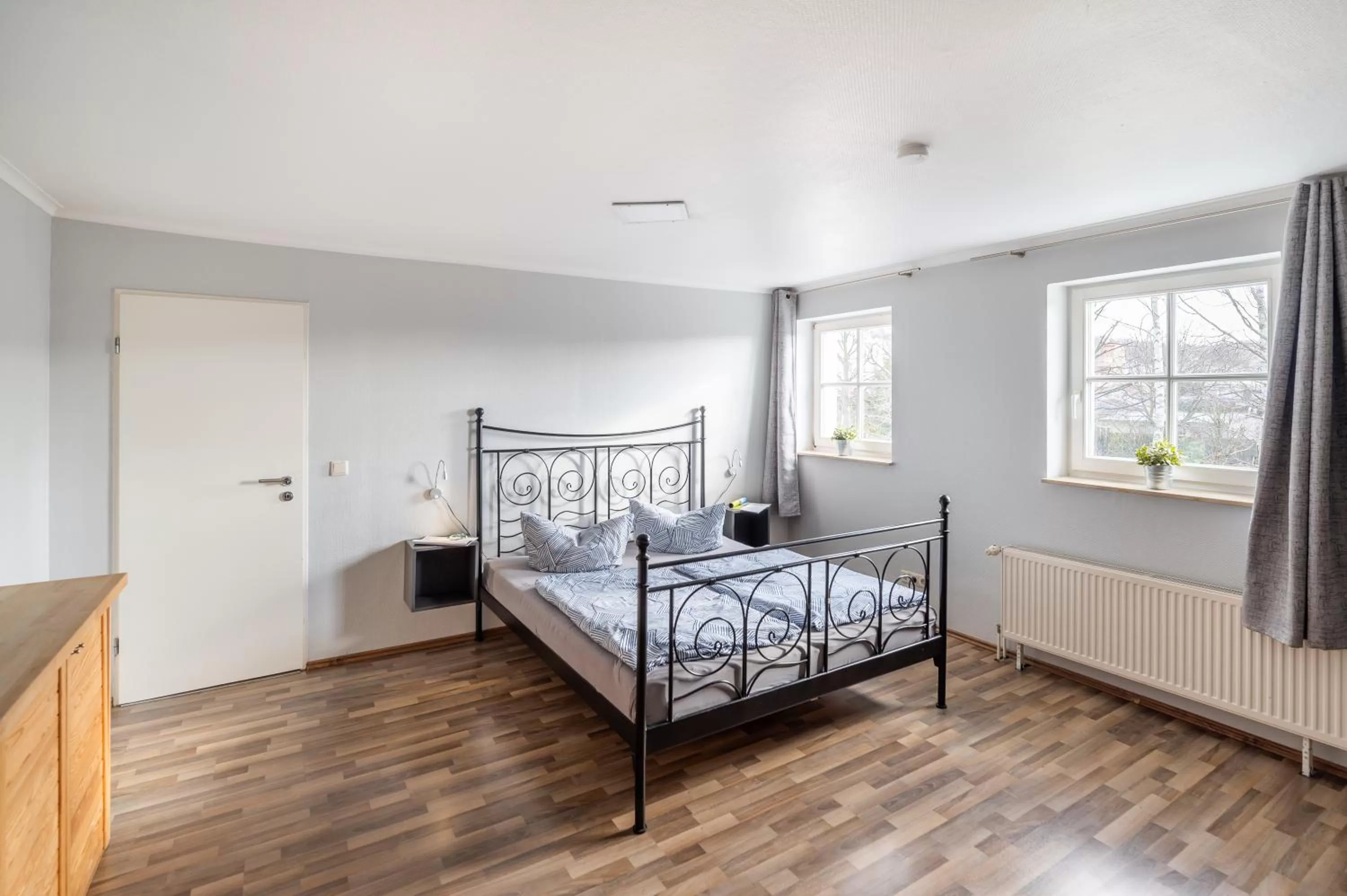 Bed in Haus Ferienglück Sauna im Haus