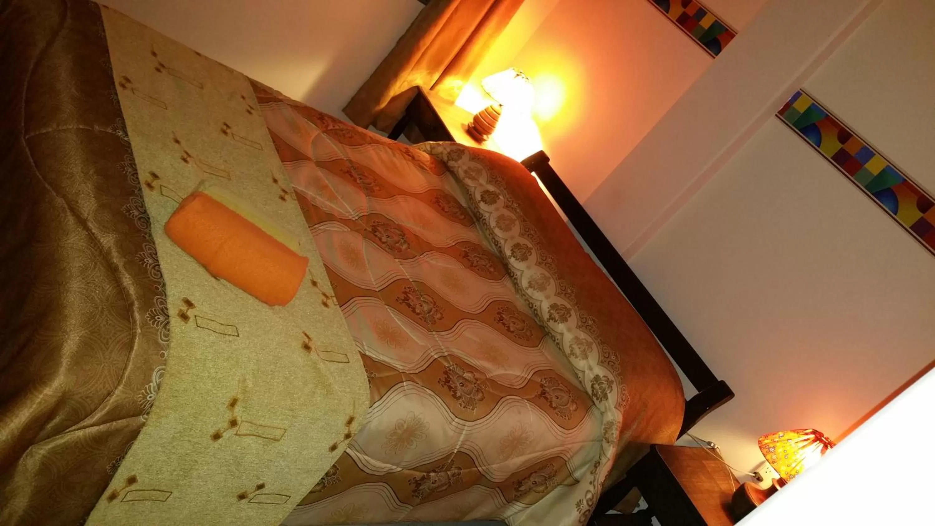 Bed in Hotel Flor de Oriente